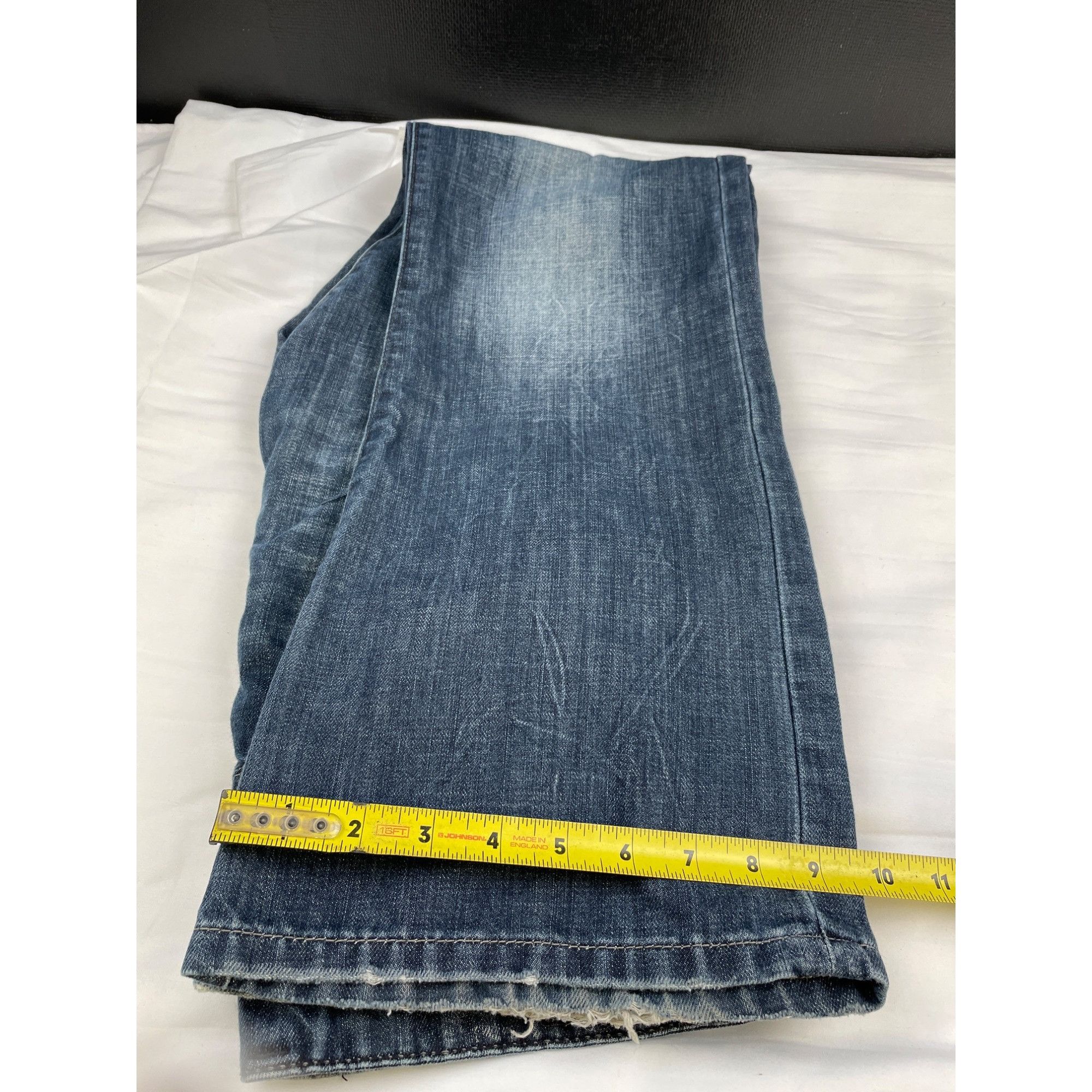 Buffalo David Bitton Buffalo David BItton Men's Blue Jeans Wide Leg Size 34x32 SK Size US 34 / EU 50 - 6 Thumbnail