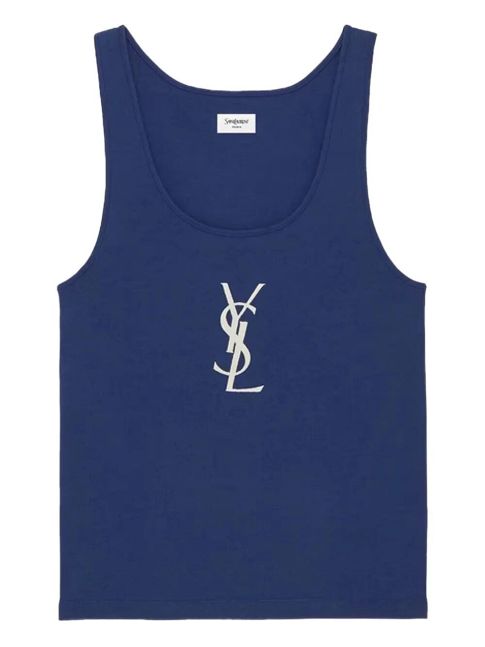 Saint Laurent Paris Embroidered Tank Top Size US XL / EU 56 / 4 - 1 Thumbnail