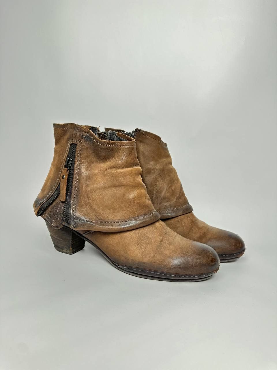 A.S.98 AS98 Avant Garde Guidi Style Leather Boots Size US 9 / IT 39 - 1 Thumbnail