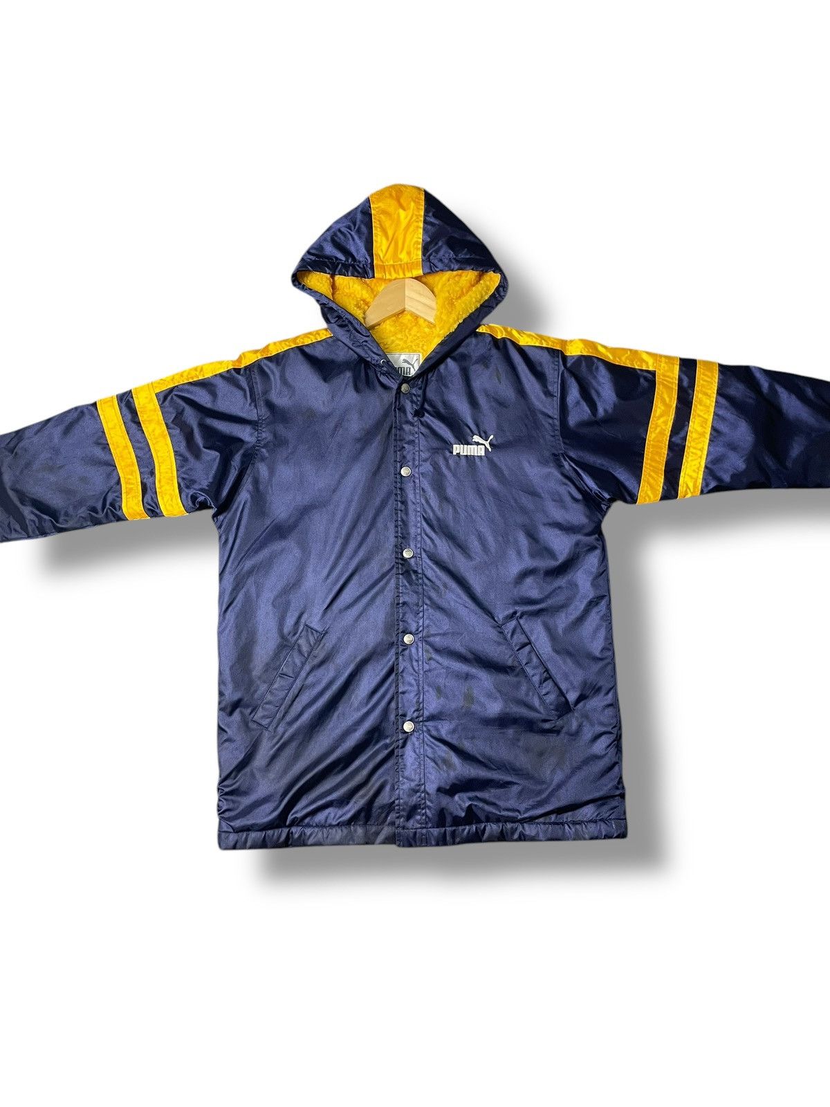 Puma × Vintage Puma x Vintage Hooded Button Jacket (42) Size US S / EU 44-46 / 1 - 1 Thumbnail