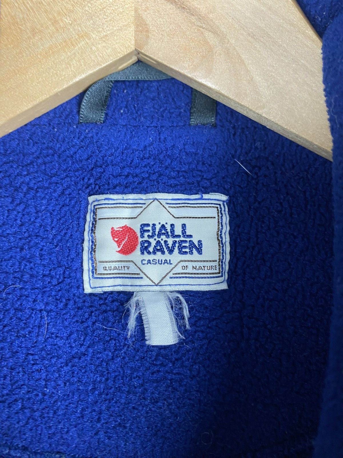 Fjallraven × Vintage Fjallraven Vintage Men’s Fleece Big Back Logo Vest Waistcoat Size US XL / EU 56 / 4 - 10 Thumbnail
