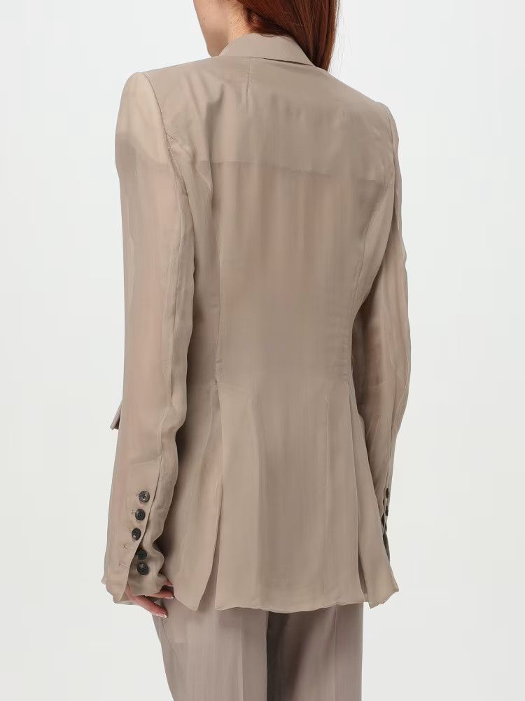 Rick Owens o1y0126 Blazer in Light Brown Size S / US 4 / IT 40 - 3 Thumbnail