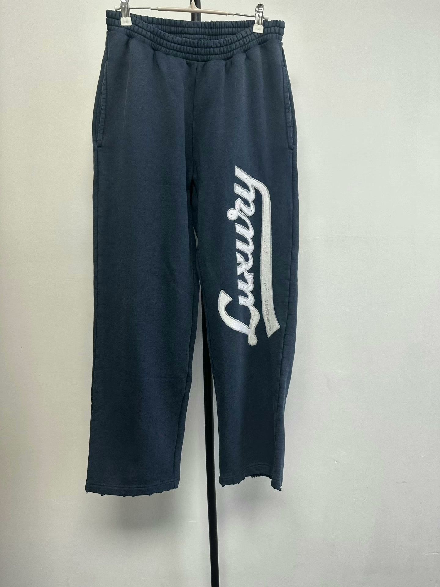 Balenciaga Balenciaga Cotton Wide-Leg Elastic Waist Pants Size 22" - 1 Thumbnail
