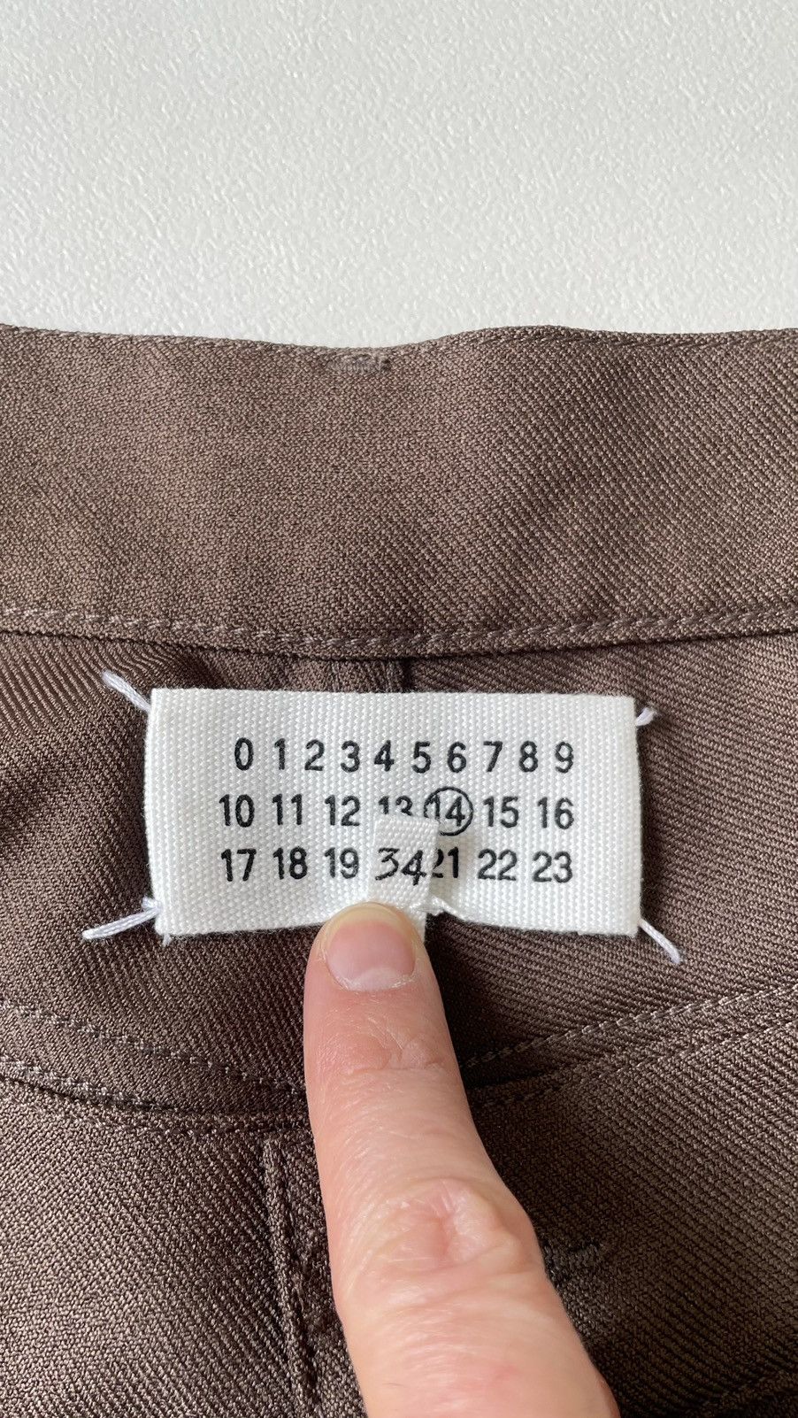 Maison Margiela A/W 18 Brown Tech Twill Trousers Size US 34 / EU 50 - 4 Thumbnail