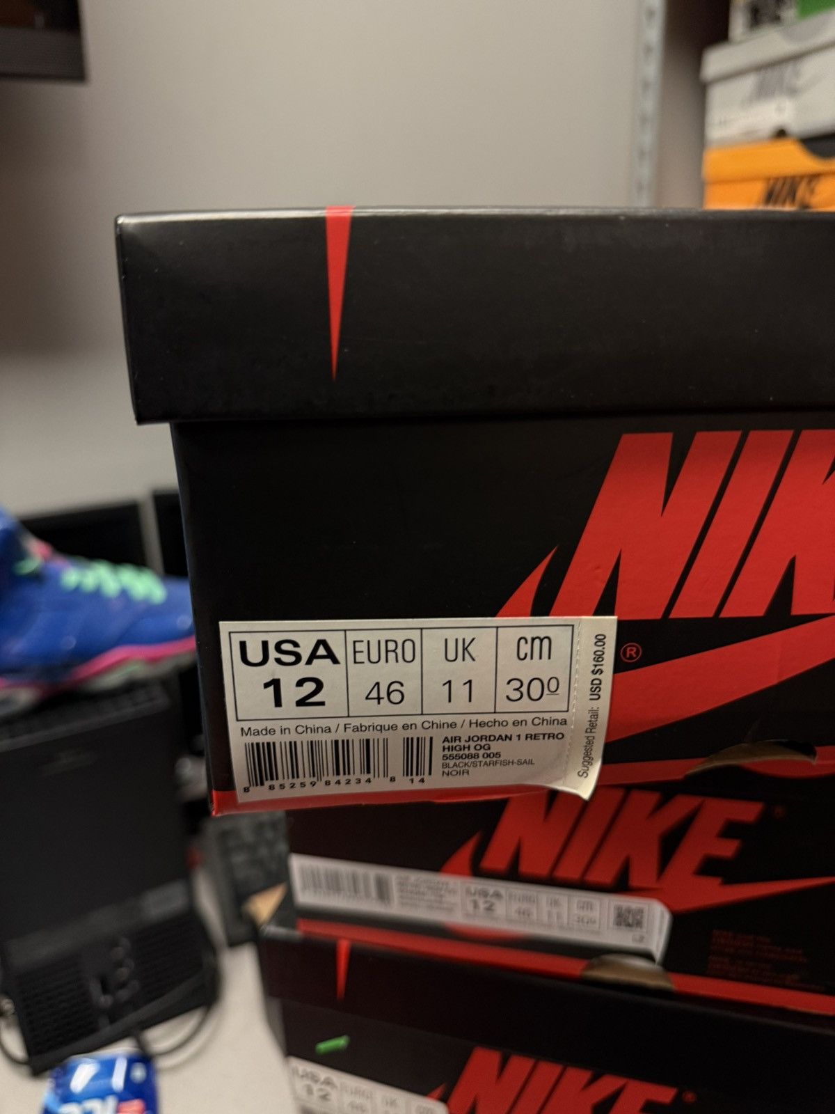 Jordan Brand × Nike Nike Jordan 1 High Shattered Backboard OG Size 12 Size US 12 / EU 45 - 17 Thumbnail