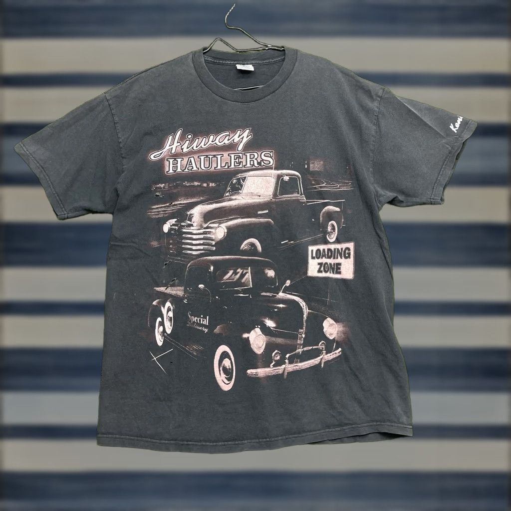 Vintage VINTAGE Chevrolet Shirt Mens XL Black Graphic 90s Cowboy Country Chevy Pickup T-Shirt Size US XL / EU 56 / 4 - 1 Thumbnail