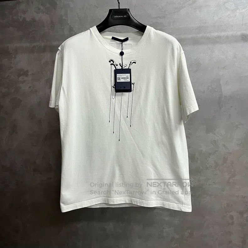Louis Vuitton Louis Vuitton White pendant embroidered street style cotto Size US L / EU 52-54 / 3 - 1 Thumbnail