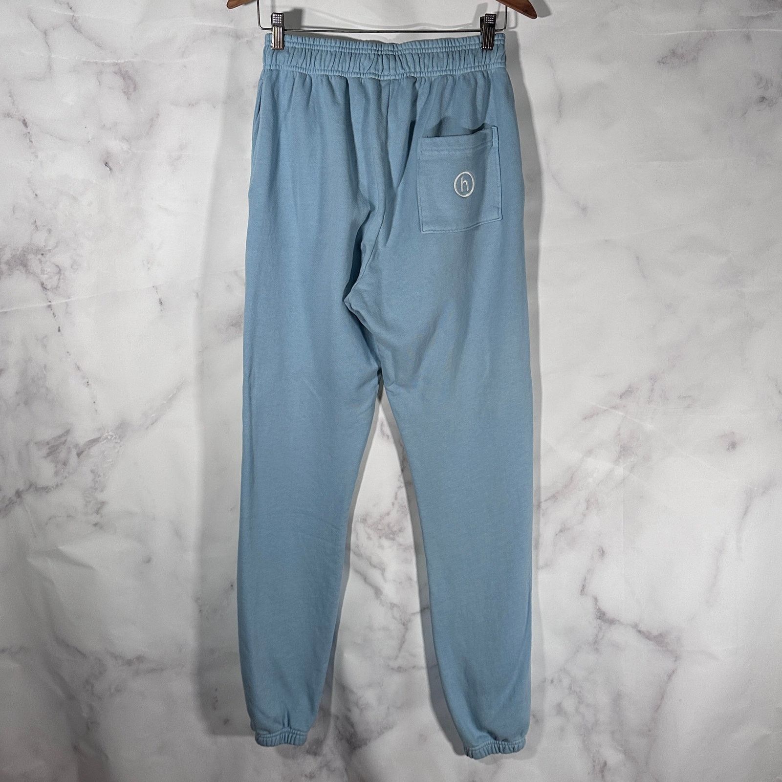HIDDEN Hidden NY Light Blue Logo Sweatpants Size US 30 / EU 46 - 4 Thumbnail
