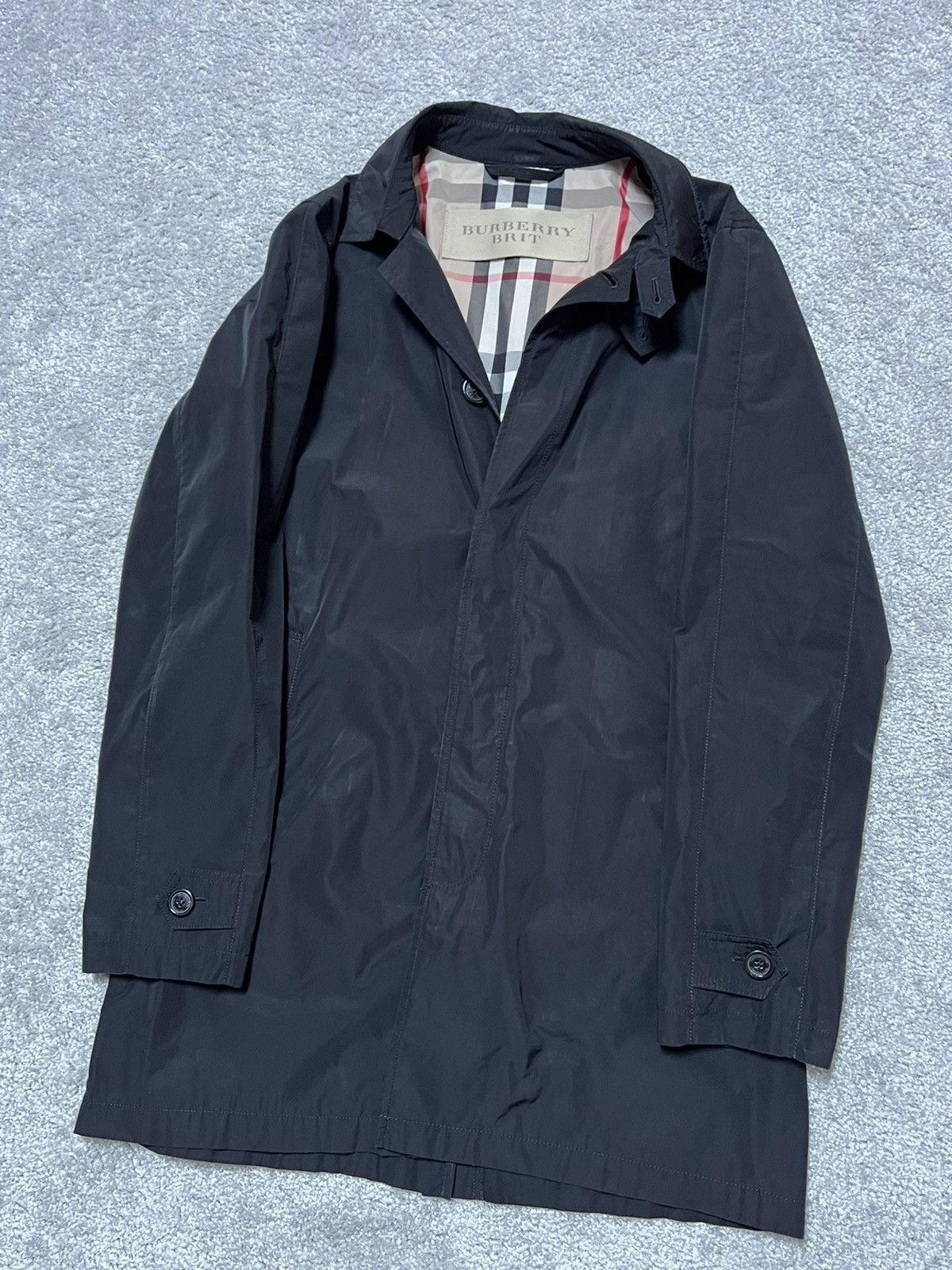 Burberry Burberry Brit Nylon Coat Nova Check Size L Size US L / EU 52-54 / 3 - 4 Thumbnail