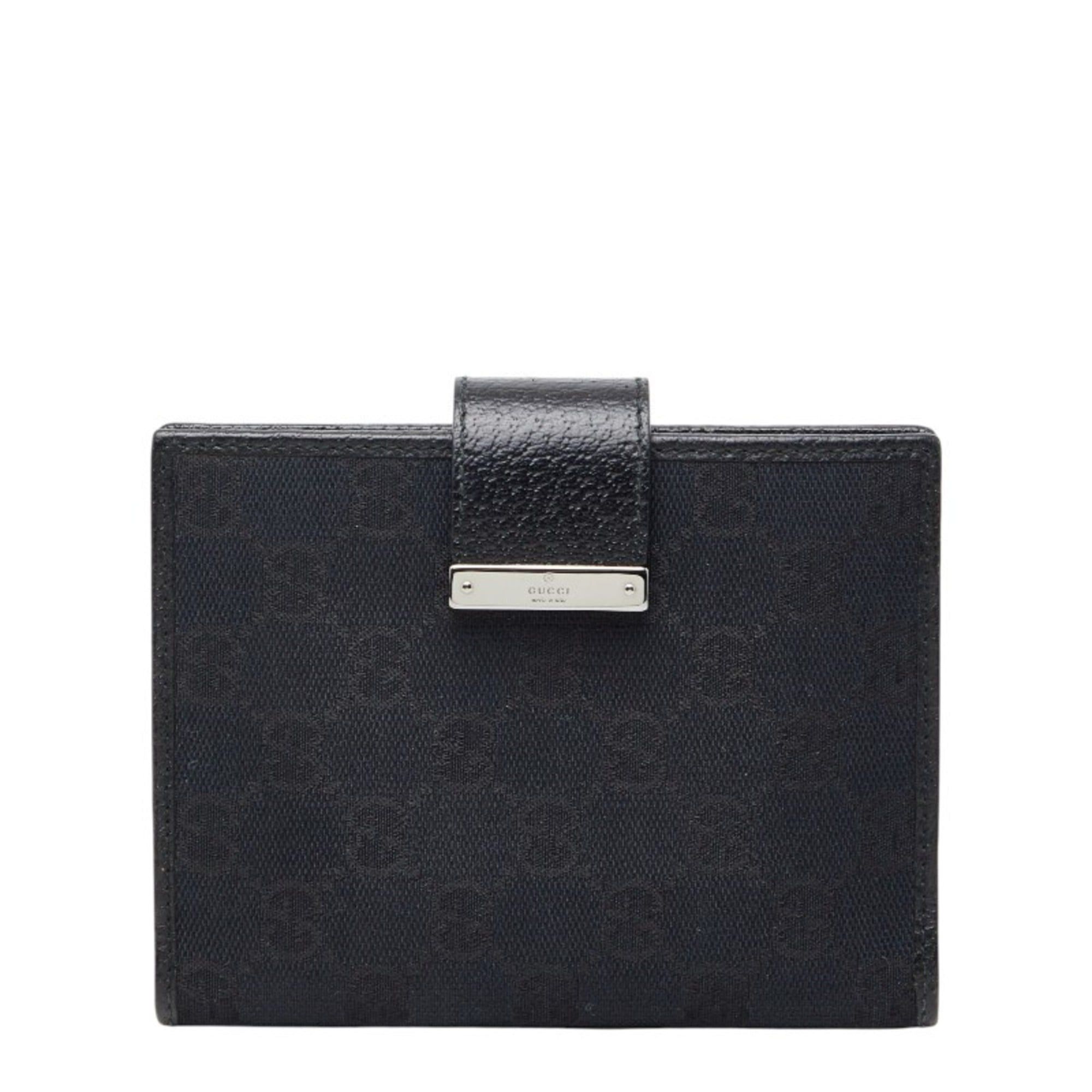 Gucci Gucci GG Canvas - Notebook/Planner Cover 115240 Black Leather Women's GUCCI Size ONE SIZE - 1 Thumbnail