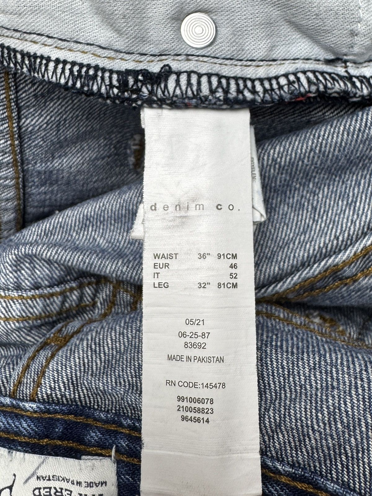 The Stronghold The Stronghold blue faded selvedge denim jeans Size US 36 / EU 52 - 12 Thumbnail