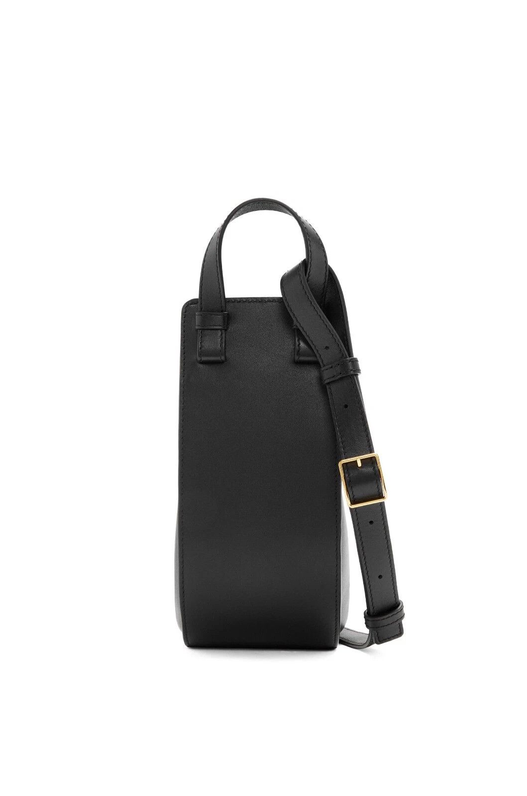 Loewe LOEWE Hammock Slice $3350 Black Shiny Lthr Bag New Auth Size ONE SIZE - 3 Thumbnail