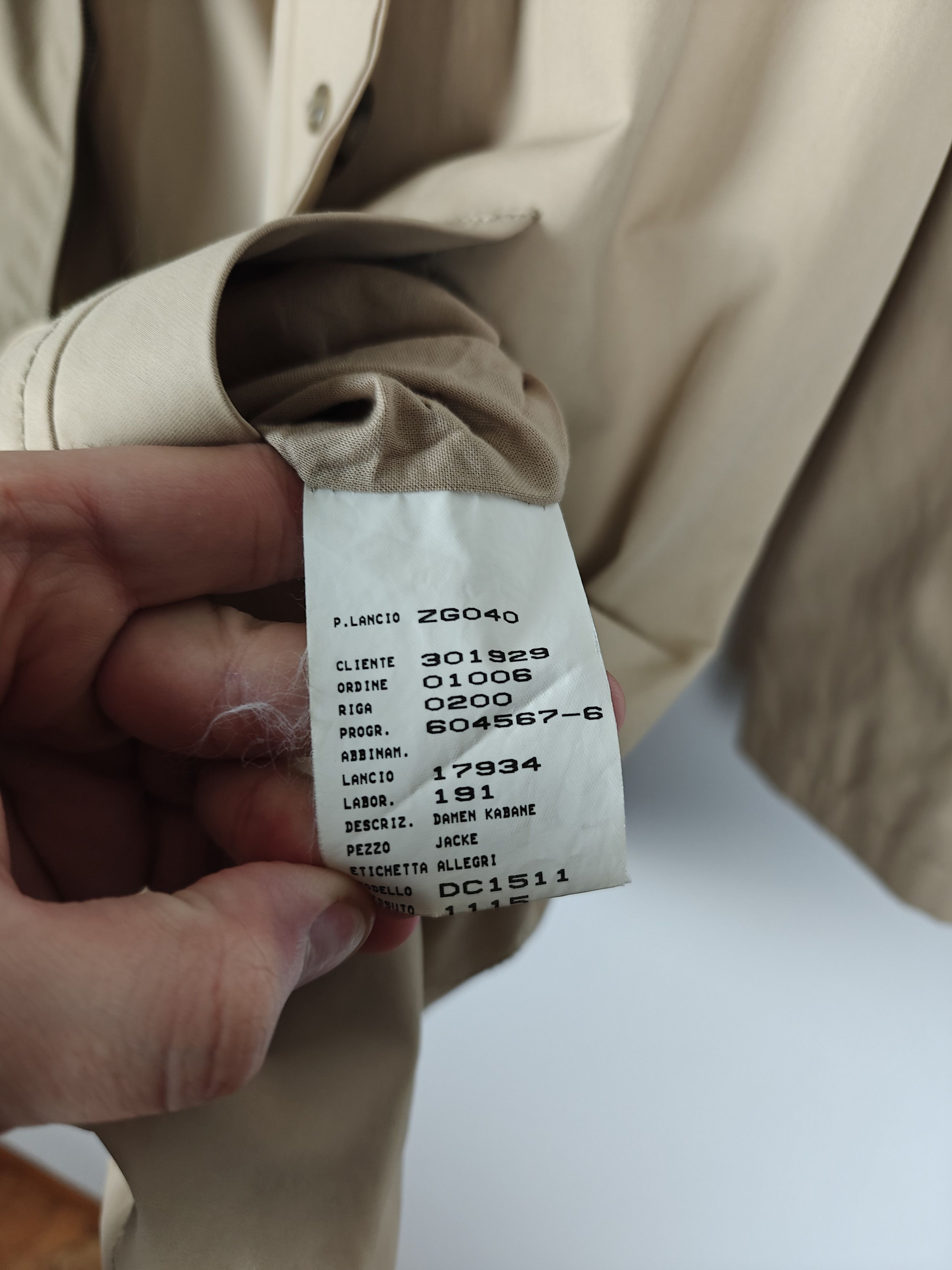 Allegri Allegri Damen Jacket Beige Zip/Button Transform size 42 Size M / US 6-8 / IT 42-44 - 12 Thumbnail