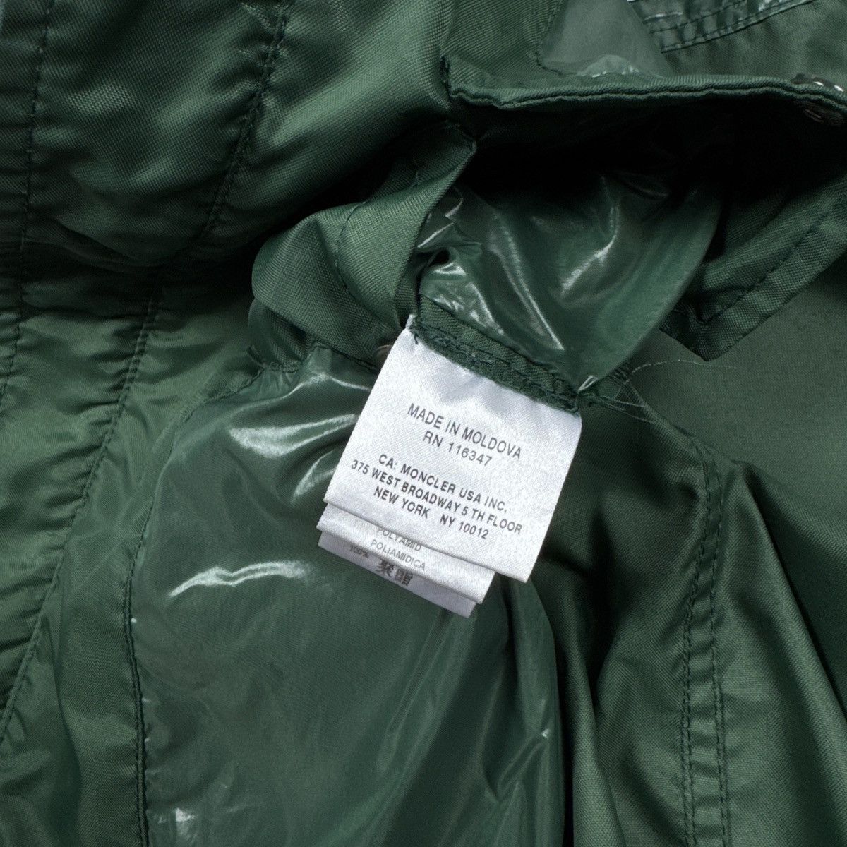 Moncler Men`s Moncler Emile Green Nylon Bomber Jacket Size 2 / M Size US M / EU 48-50 / 2 - 19 Thumbnail