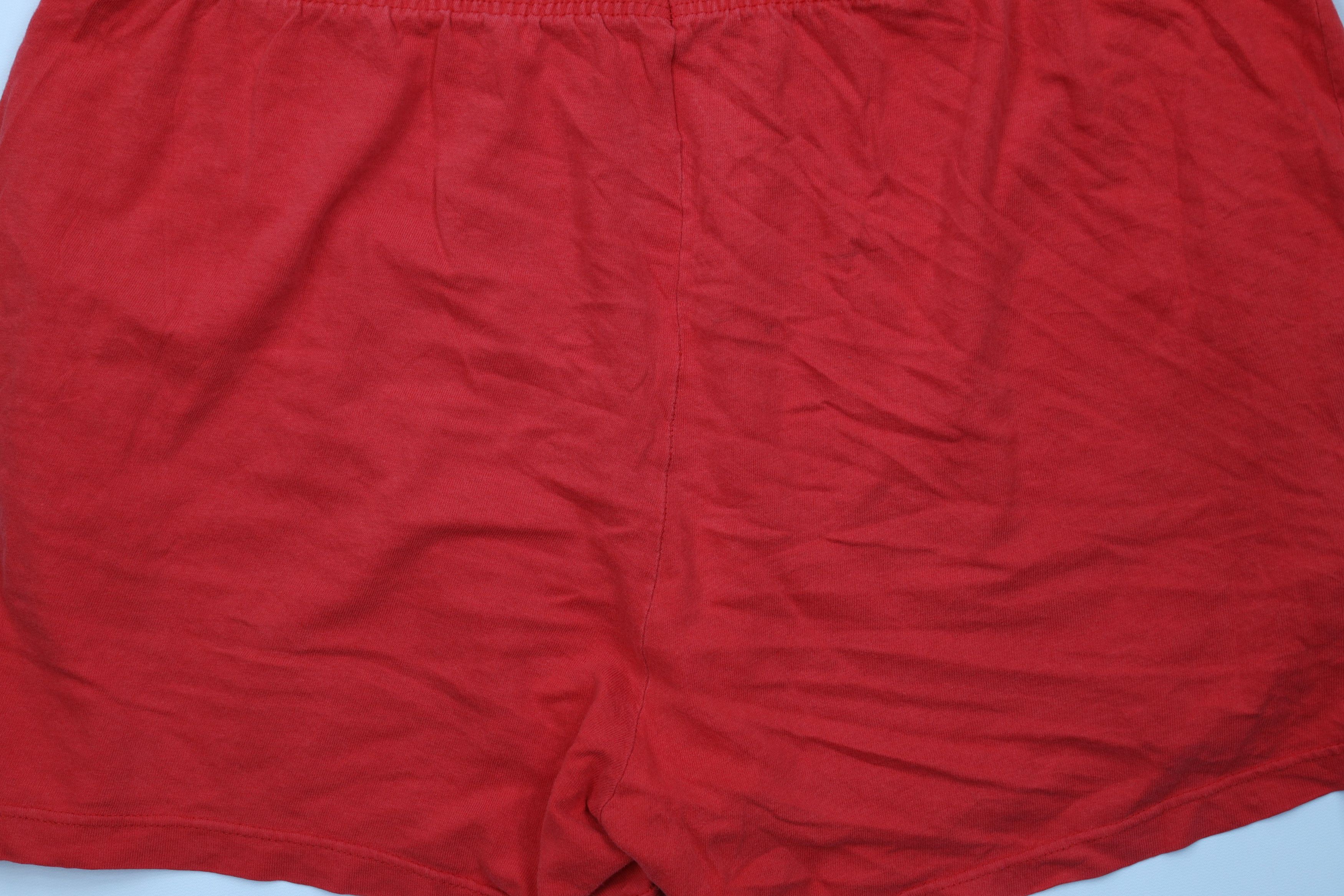 Vintage Vintage 90s Chicago Bulls Basketball Shorts AS IS Red USA Size US 34 / EU 50 - 13 Thumbnail