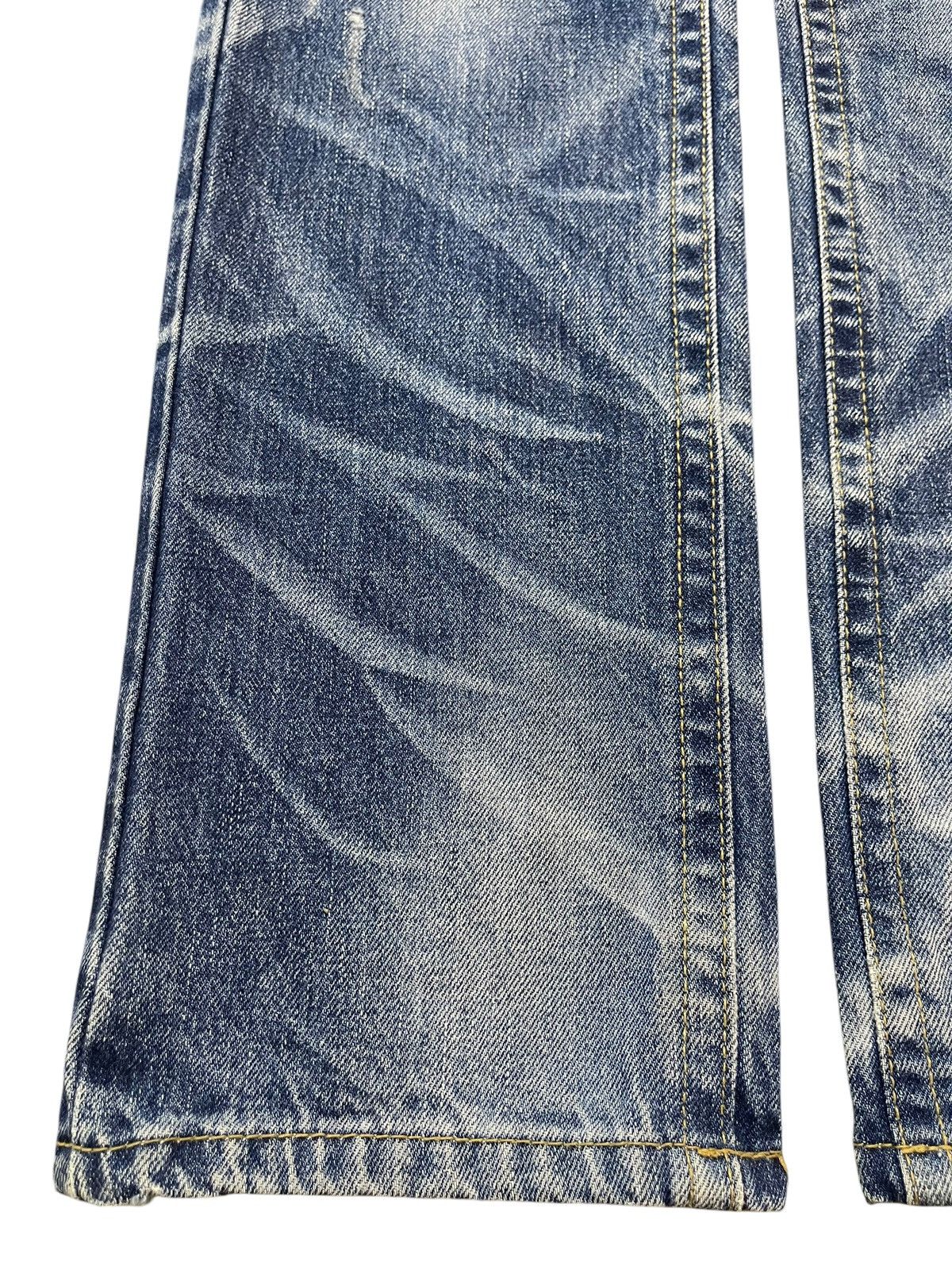 If Six Was Nine Vintage Japanese Brand Blue Faded Wash Style Jeans Size US 30 / EU 46 - 7 Thumbnail