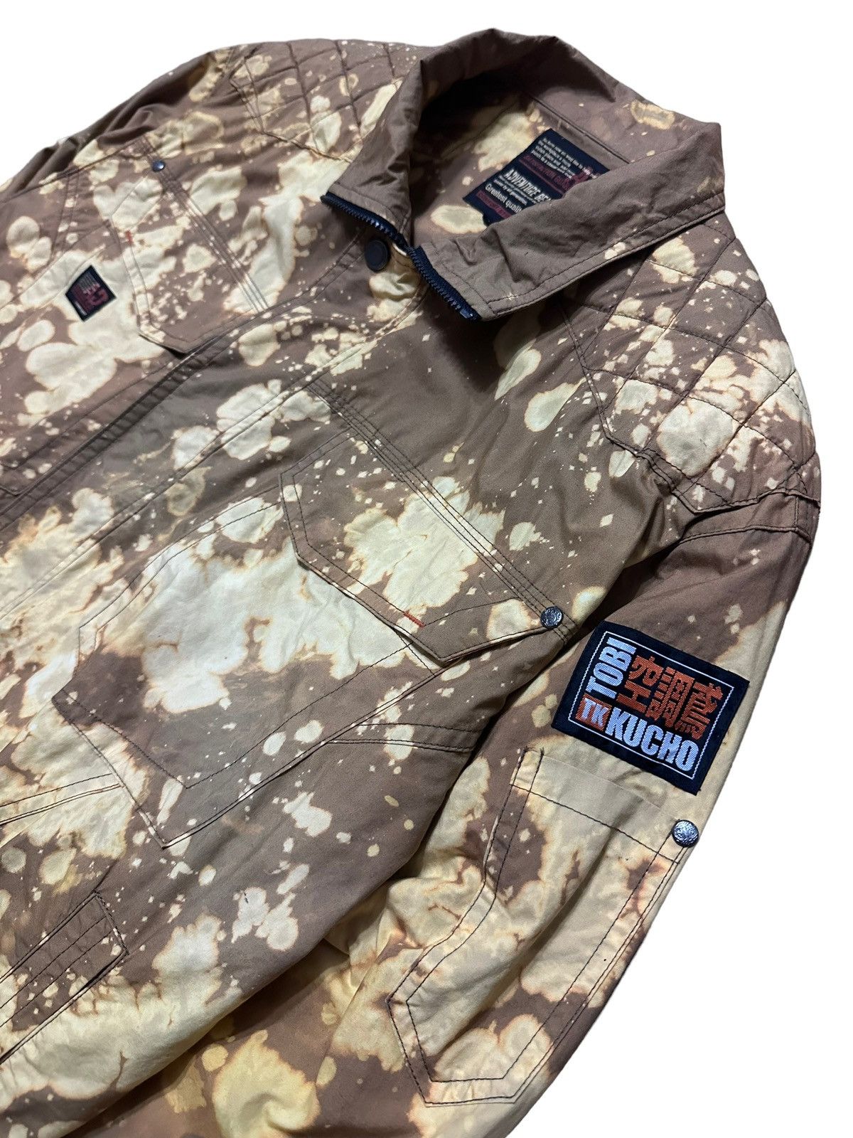 🇯🇵 Vintage Tobi Kucho Tie Dye Work Wear Jacket