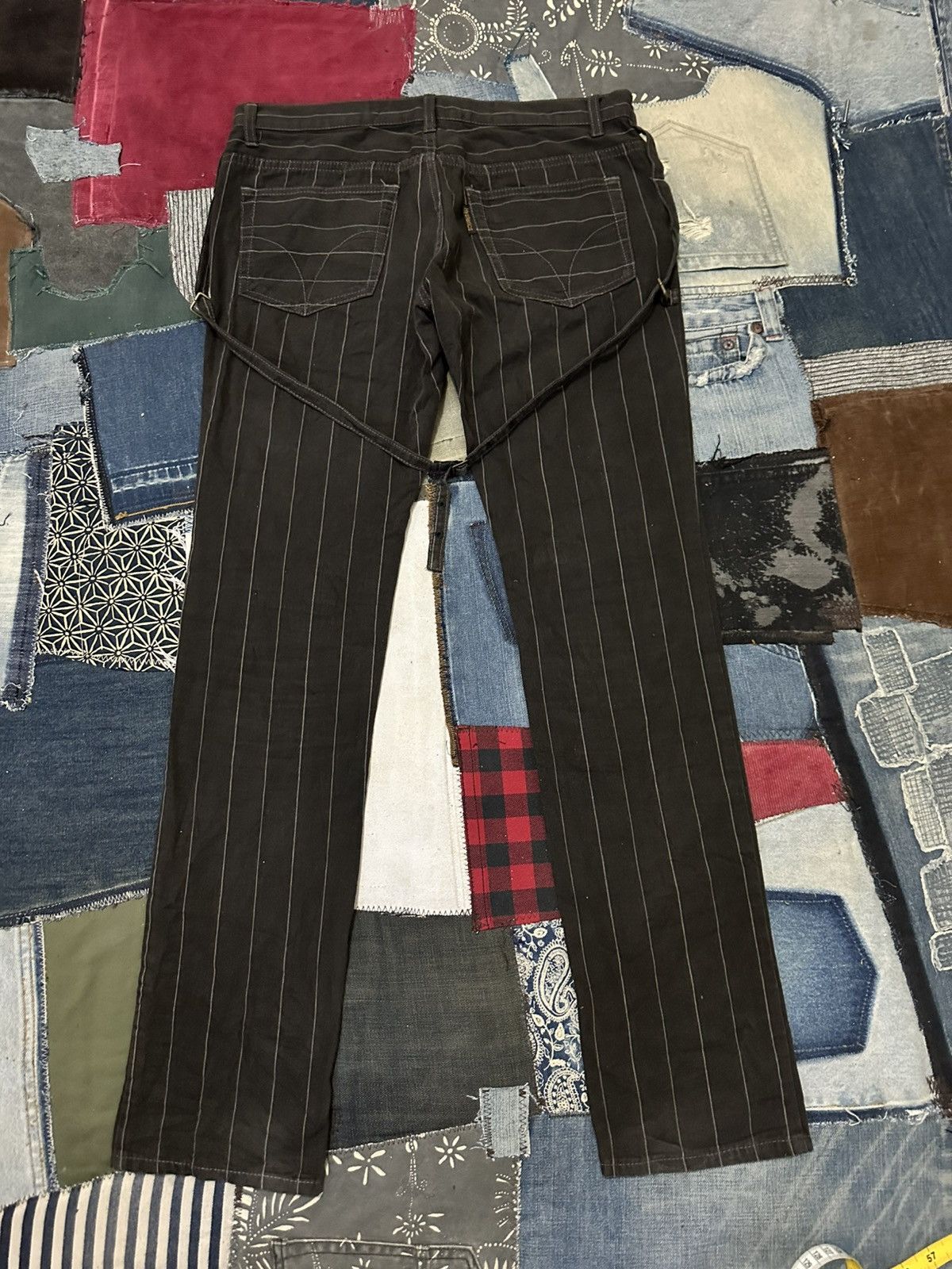 Hysteric Glamour Hysteric glamour distressed Bondage Punk Back Strap Pants Size US 30 / EU 46 - 5 Thumbnail