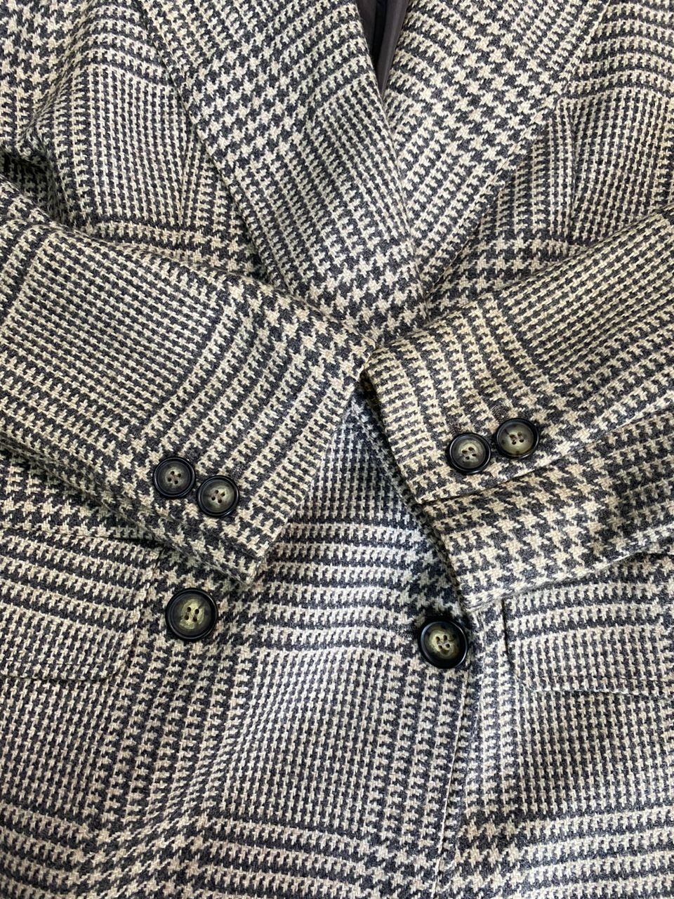 Gucci 80s Gucci Houndstooth Wool Blazer Size XS / US 0-2 / IT 36-38 - 8 Thumbnail