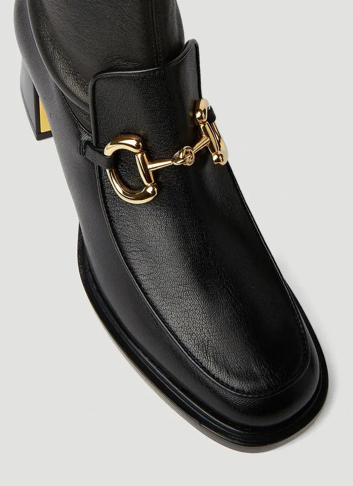 Gucci o1s1wg110925 Boots With Horsebit in Black Size US 7.5 / IT 37.5 - 5 Thumbnail