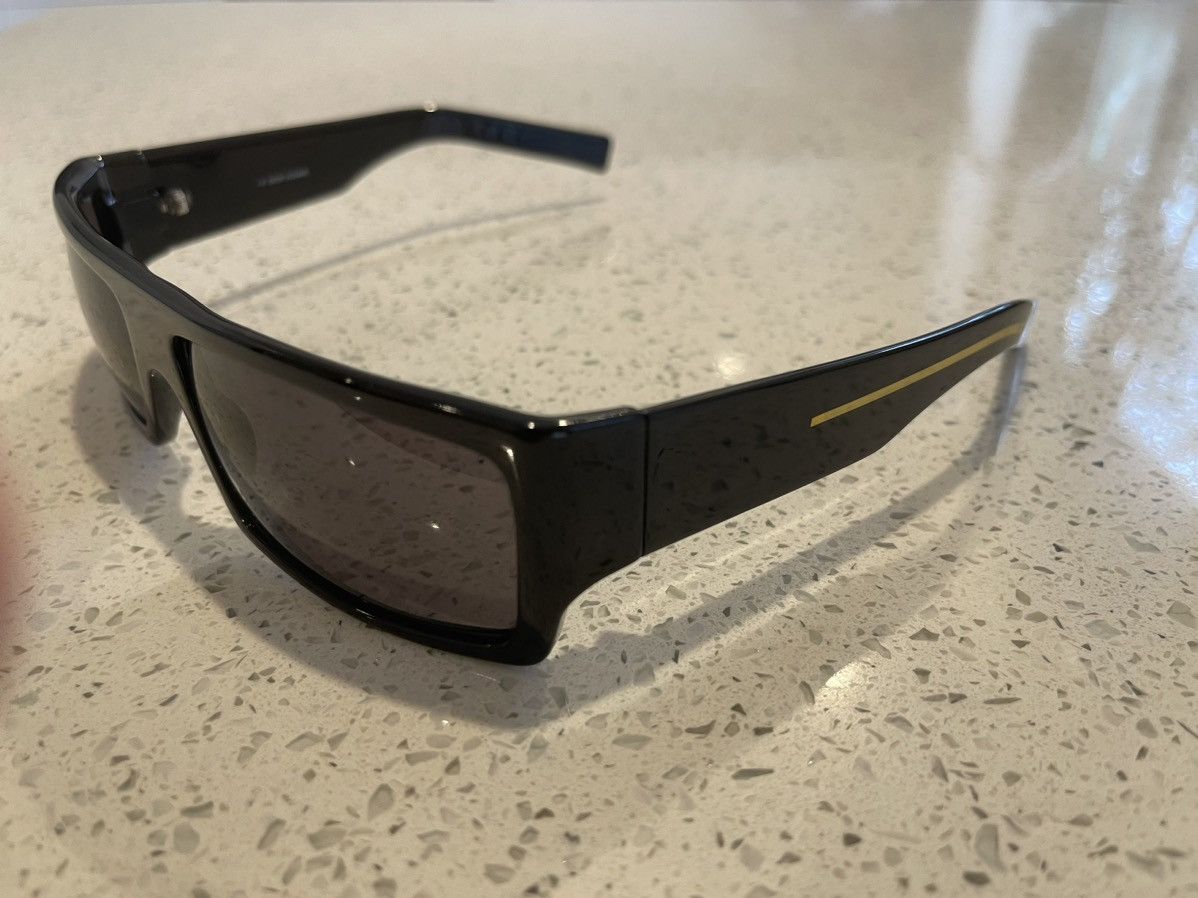 Dior × Hedi Slimane Dior Homme black tie 3/s thin sunglasses by Hedi Slimane Size ONE SIZE - 10 Thumbnail