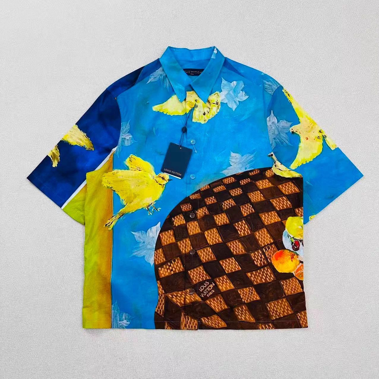 Louis Vuitton Louis Vuitton Art Short-Sleeve Shirt S/M/L/XL/XXL Size US S / EU 44-46 / 1 - 1 Thumbnail