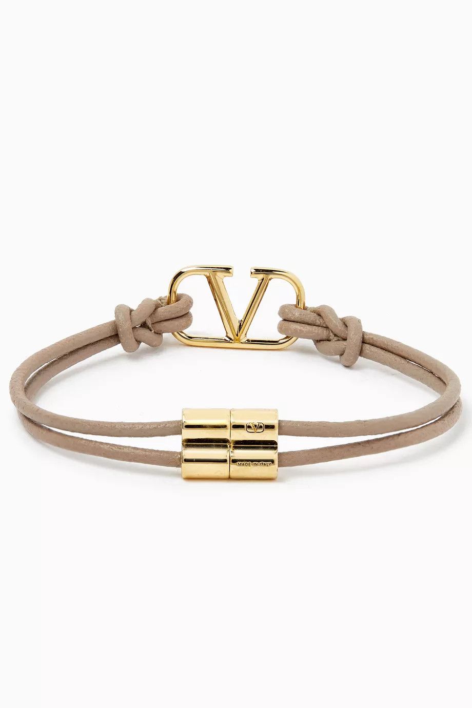 Valentino o1s22i1n0924 Size: S / Leather Vlogo Signature Bracelet Size ONE SIZE - 3 Thumbnail