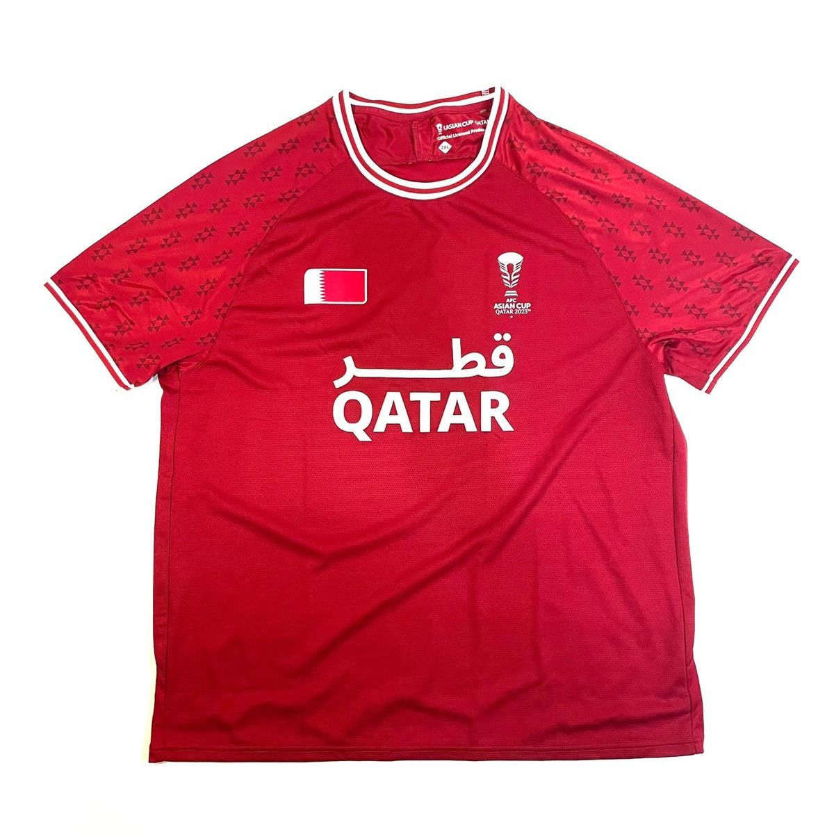 Red Asian Cup Qatar 2023 jersey shirt tee sportswear rugby