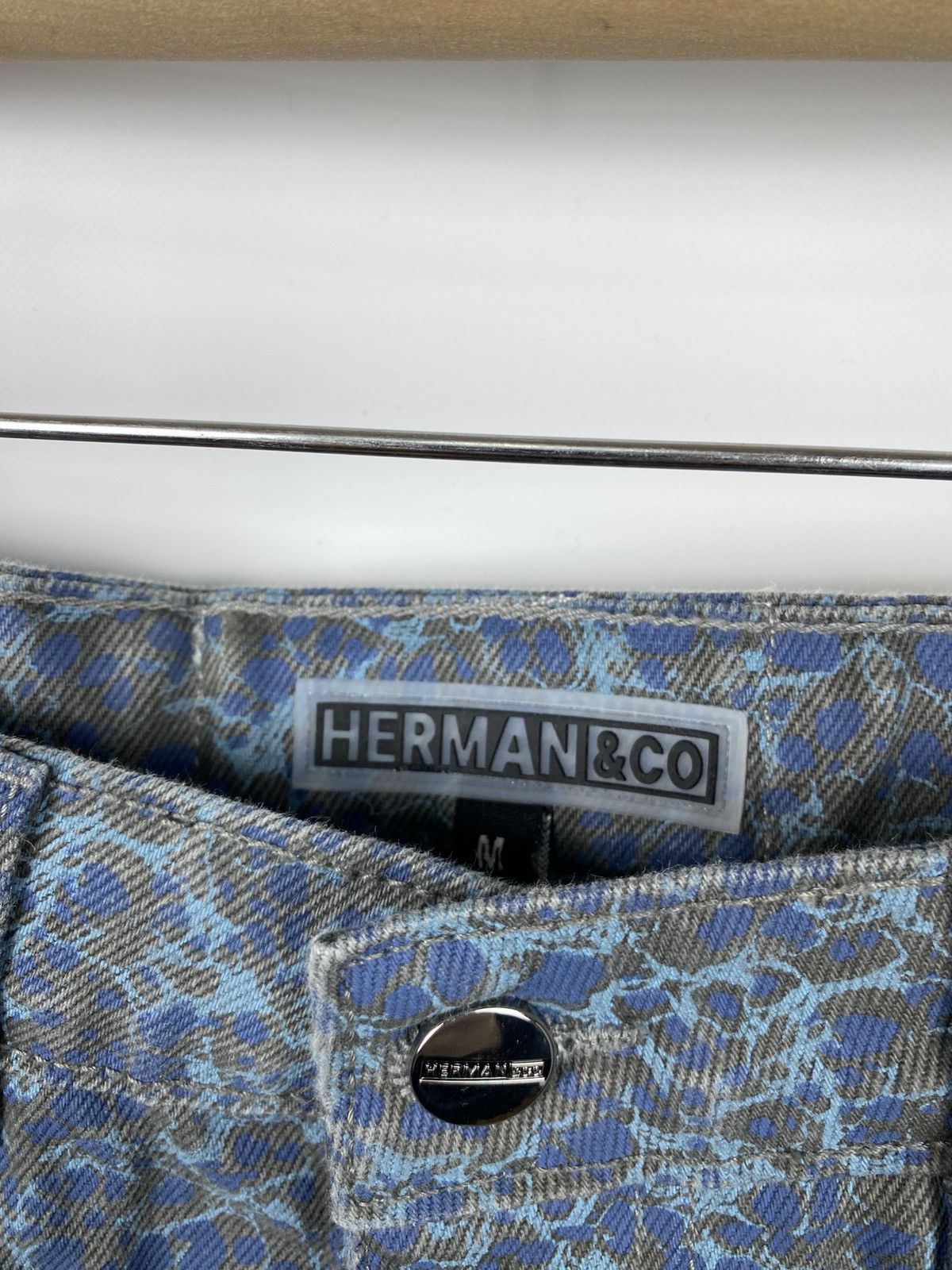 Other Herman&Co Camouflage Blue Denim Jeans Men size M Size US 32 / EU 48 - 6 Thumbnail