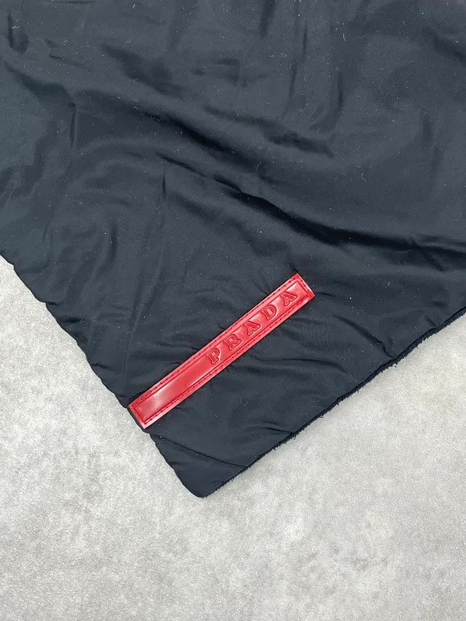 Prada 2000s Prada Black Nylon Warm Scarf Size ONE SIZE - 5 Thumbnail