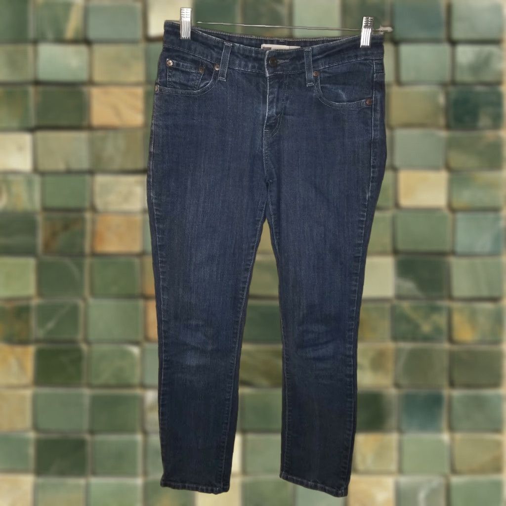 Levi's LEVI'S Women's Skinny Jeans Size 4 Blue Mid Rise Regular Size 27" / US 4 / IT 40 - 1 Thumbnail