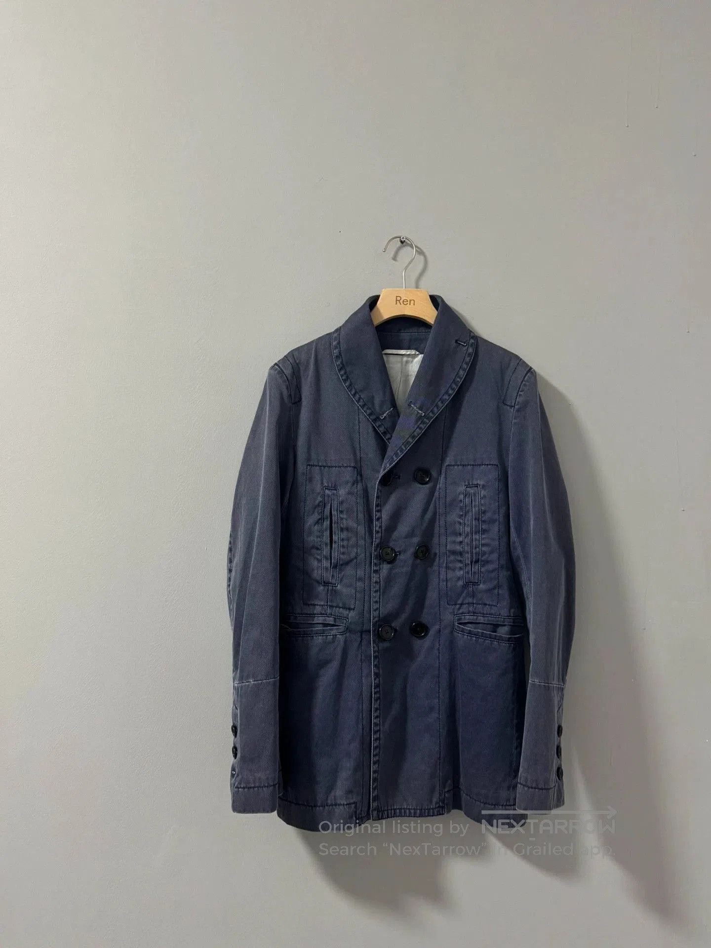 Ann Demeulemeester Blue Denim Jacket - XXS. Size US XXS / EU 40 - 2 Thumbnail