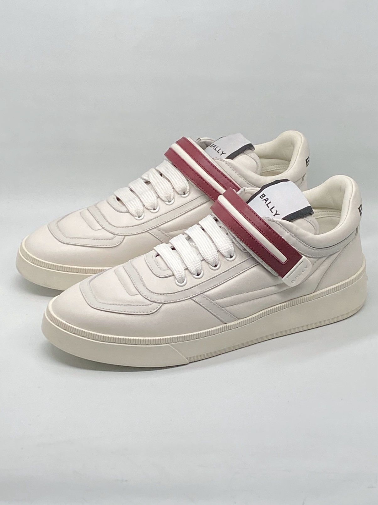 Bally Bally Raise Royce Leather Low-Top Sneakers size 42/us size 9 Size US 9 / EU 42 - 1 Thumbnail