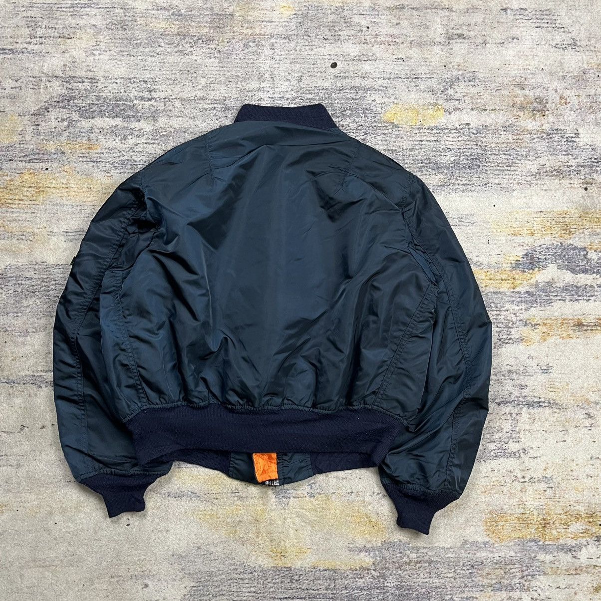 Alpha Industries Vintage 90s Alpha industries Ma-1 bomber jacket Size US L / EU 52-54 / 3 - 2 Thumbnail