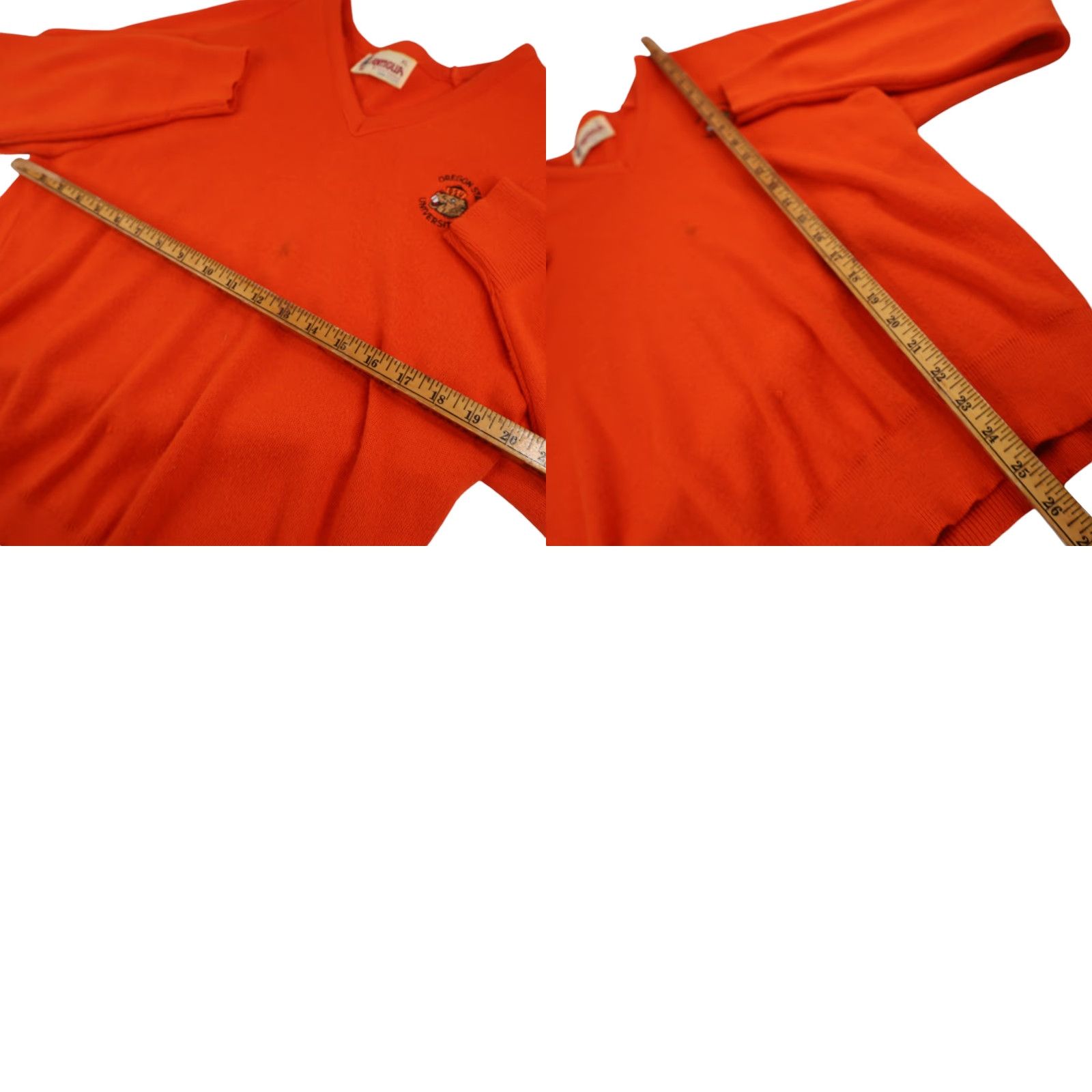 Vintage VINTAGE Antigua Oregon State University Beavers Mens Small Knit Sweater Orange Size US S / EU 44-46 / 1 - 8 Thumbnail