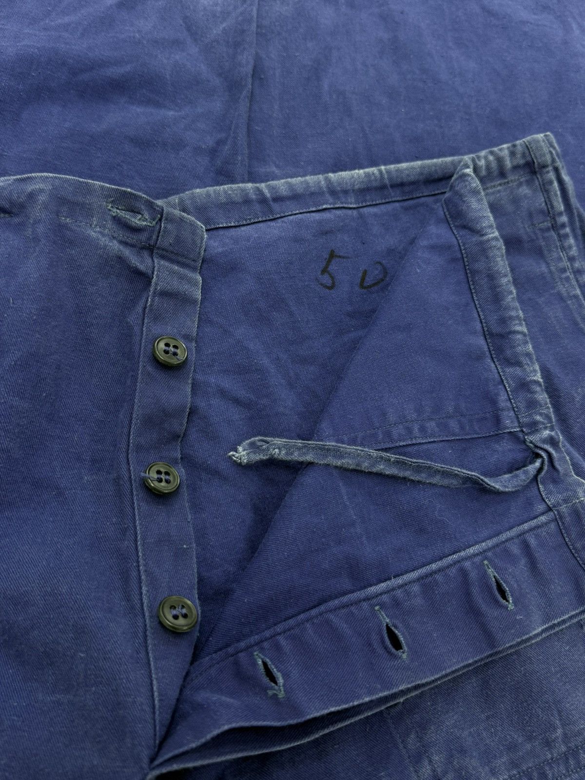 Vetra Vintage 70s French Faded Work Pants Size US 34 / EU 50 - 4 Thumbnail