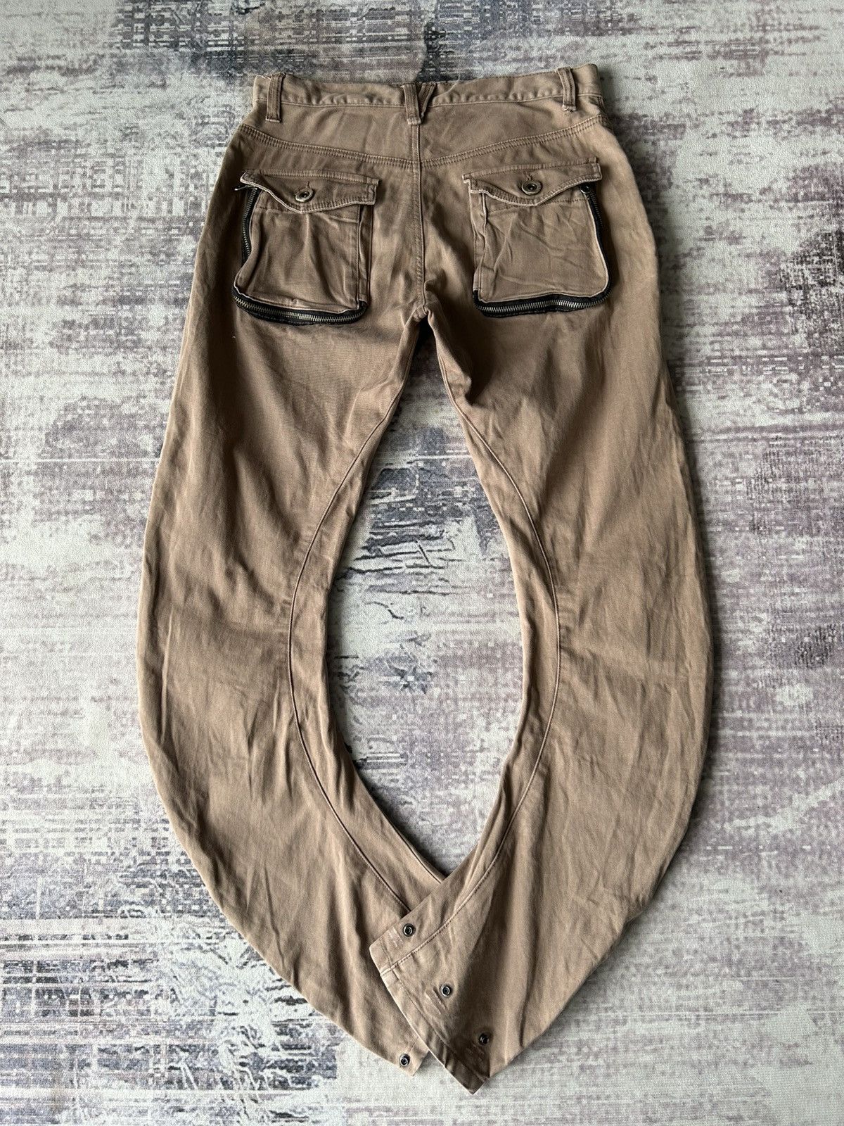 PPFM PPFM Curly Brown Pants Size US 31 - 3 Thumbnail