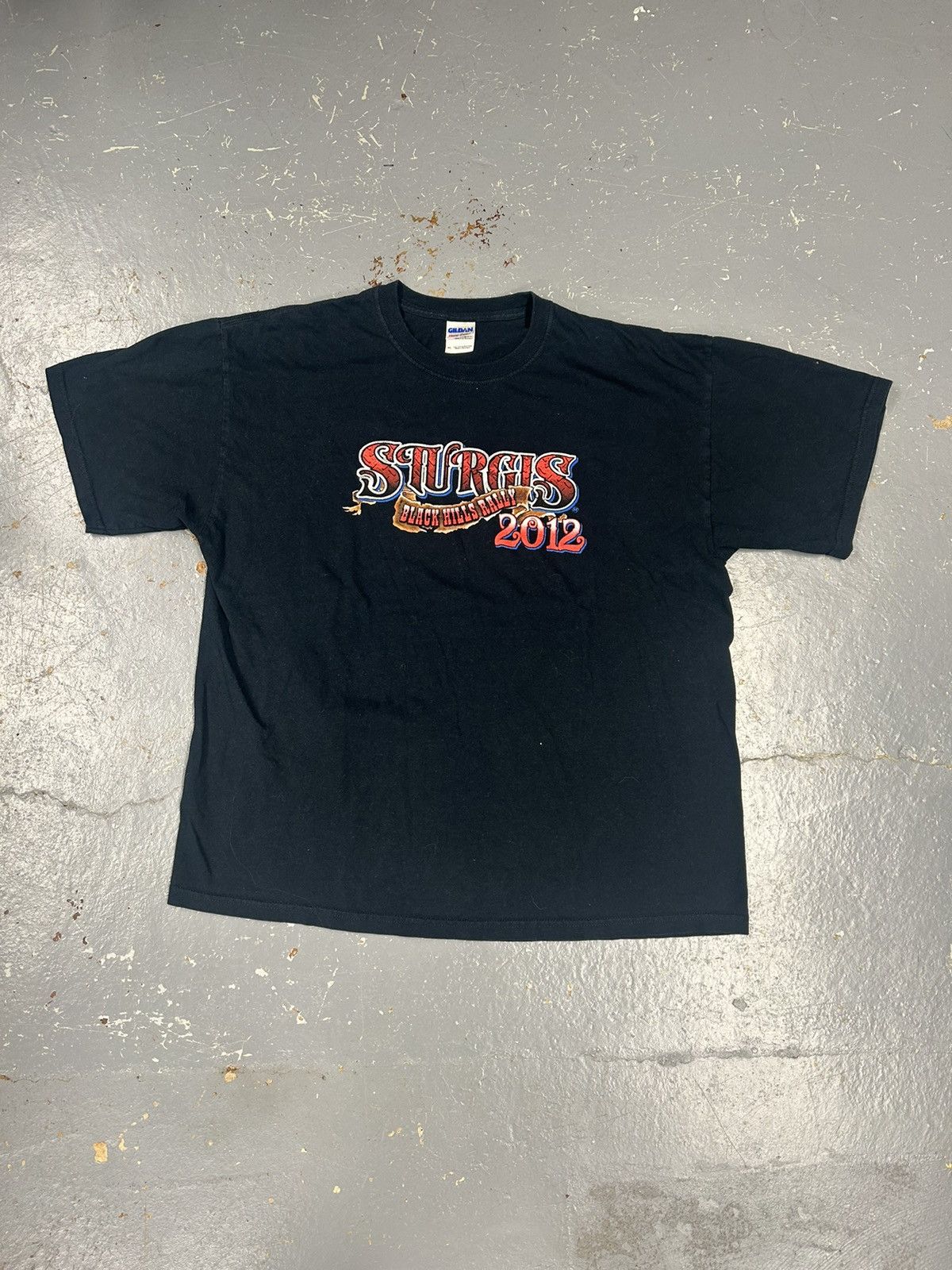 Harley Davidson × Vintage Crazy Vintage Y2K Essential Black Sturgis Motorcycle T-Shirt Size US XL / EU 56 / 4 - 1 Thumbnail