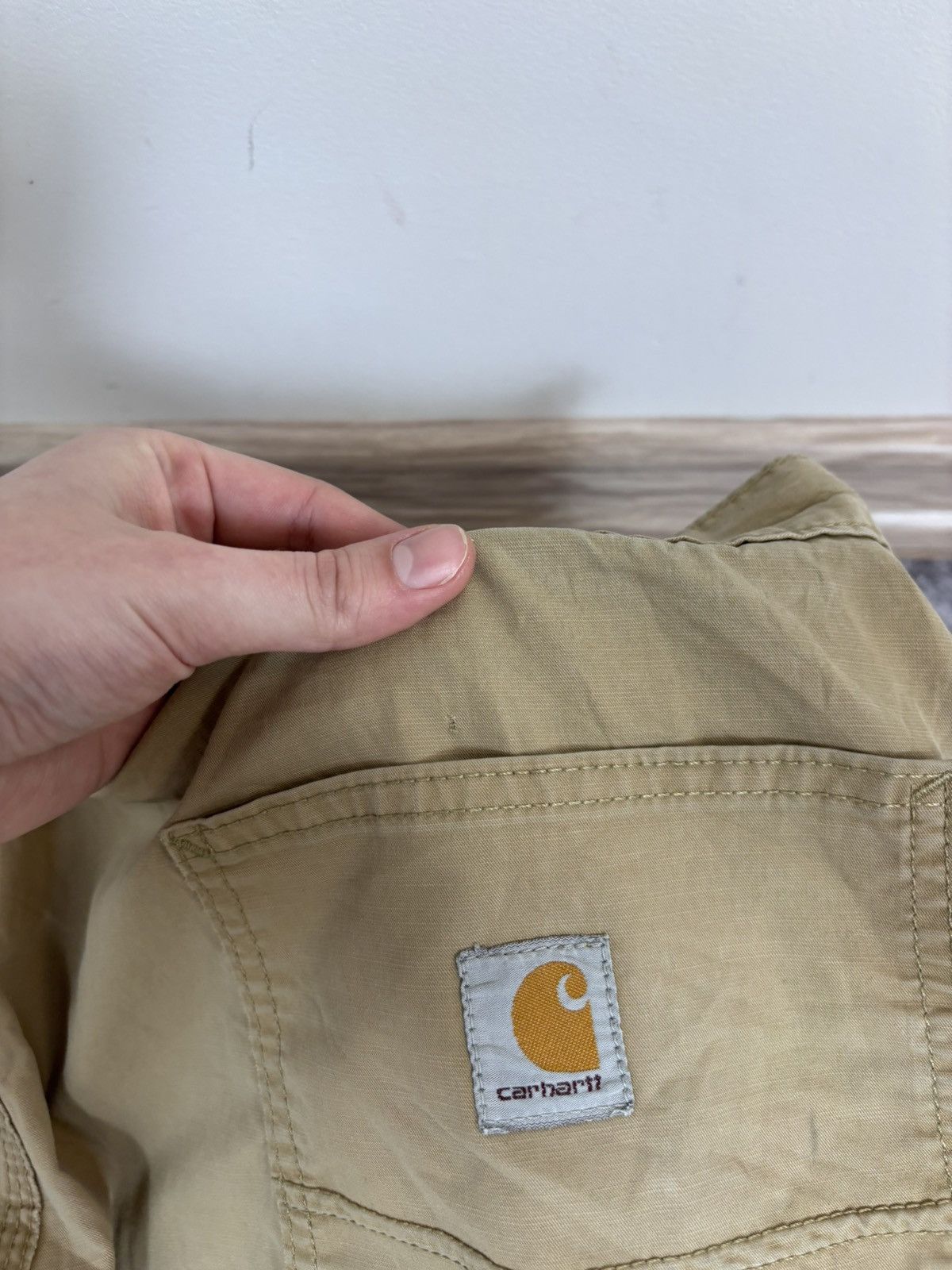Carhartt Carhartt Relaxed Fit USA Hype Beige Brown Baggy Cargo Pants Size US 44 / EU 60 - 8 Thumbnail