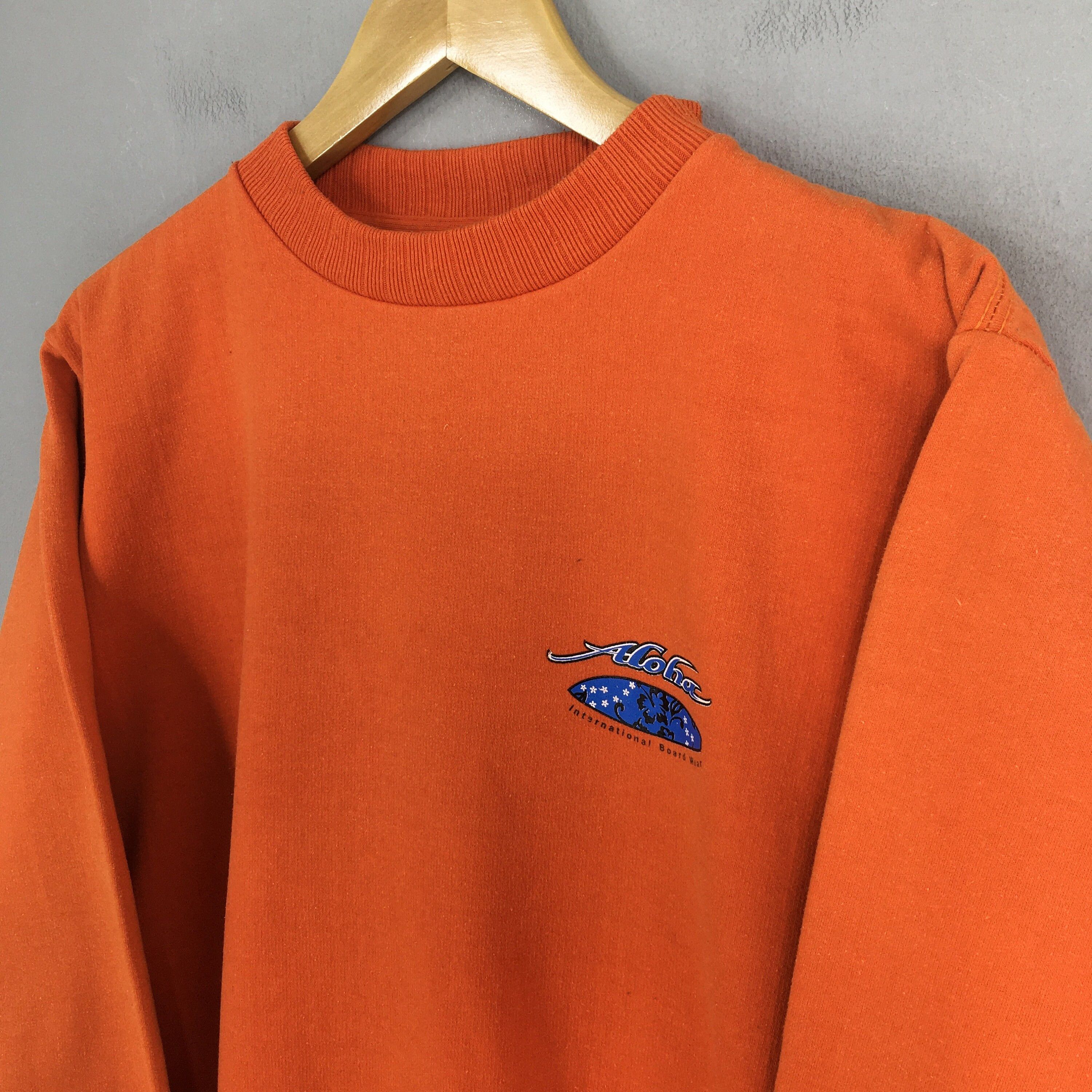 Vintage Vintage 90s Aloha Australia Orange Sweatshirt Medium Size US M / EU 48-50 / 2 - 5 Thumbnail