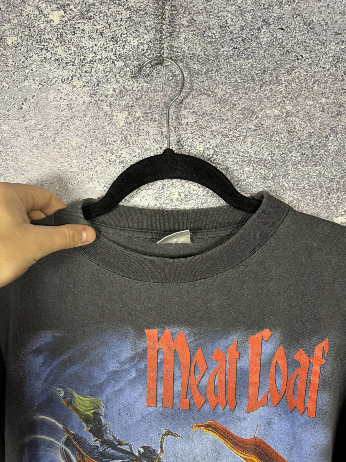 Band Tees × Vintage 🇺🇸 Vintage 1994 Meat Loaf Europe Tour Rock T-Shirt size XL Size US XL / EU 56 / 4 - 6 Thumbnail