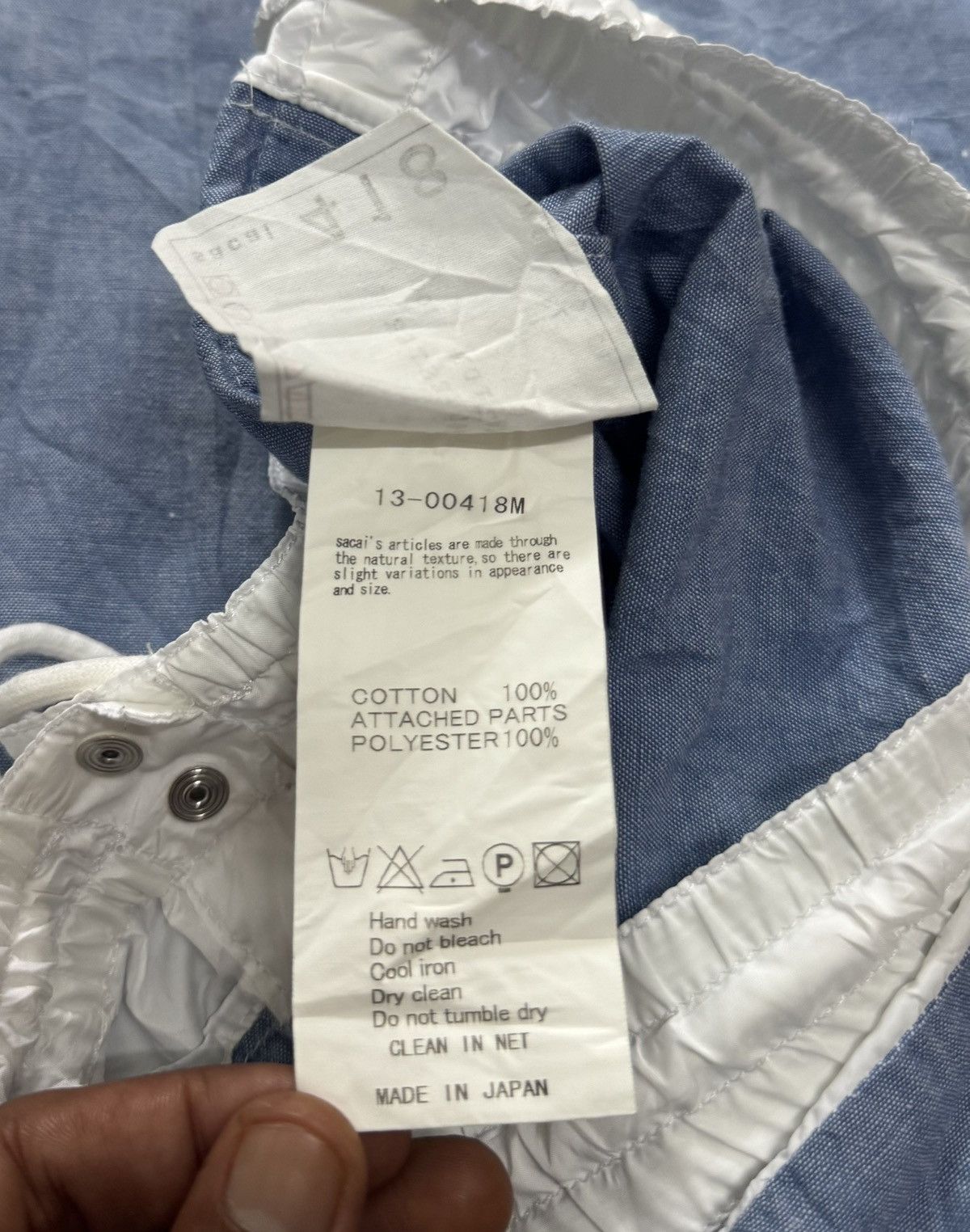 Sacai Rare SACAI Made in Japan Rare Design Shirt Size US M / EU 48-50 / 2 - 9 Thumbnail