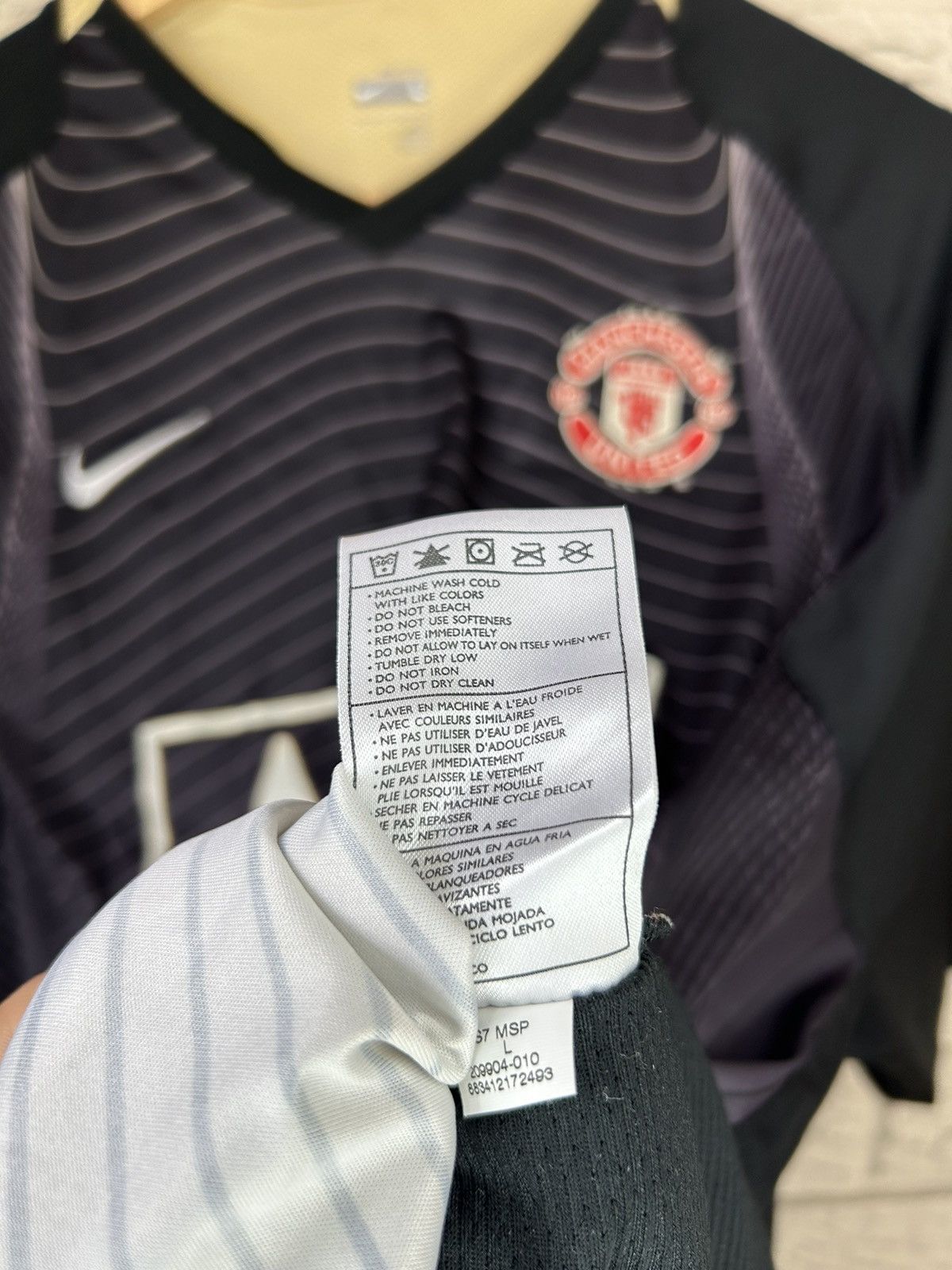 Nike Vintage Nike Manchester United 2006 Training Jersey Size US L / EU 52-54 / 3 - 10 Thumbnail