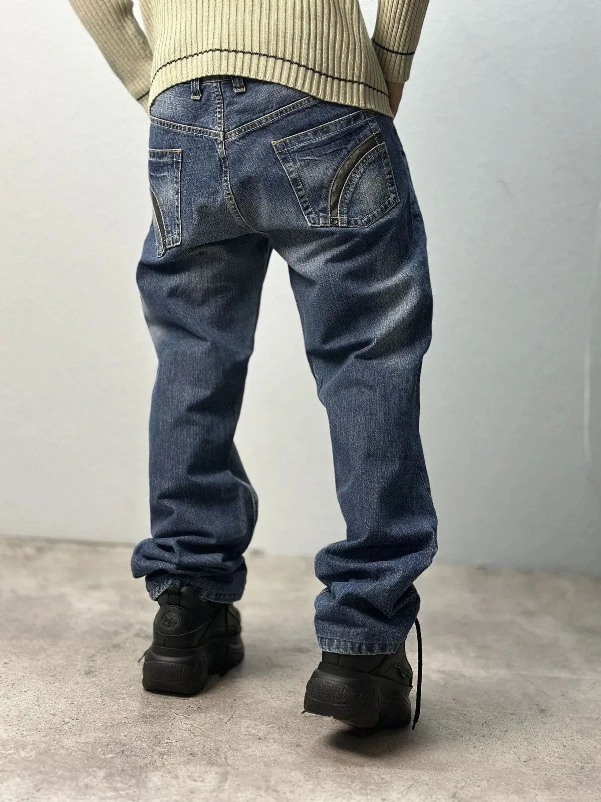 14th Addiction Vintage Diesel Bontage Denim Cargo Pants Avantgarde Luxury Size US 36 / EU 52 - 11 Thumbnail