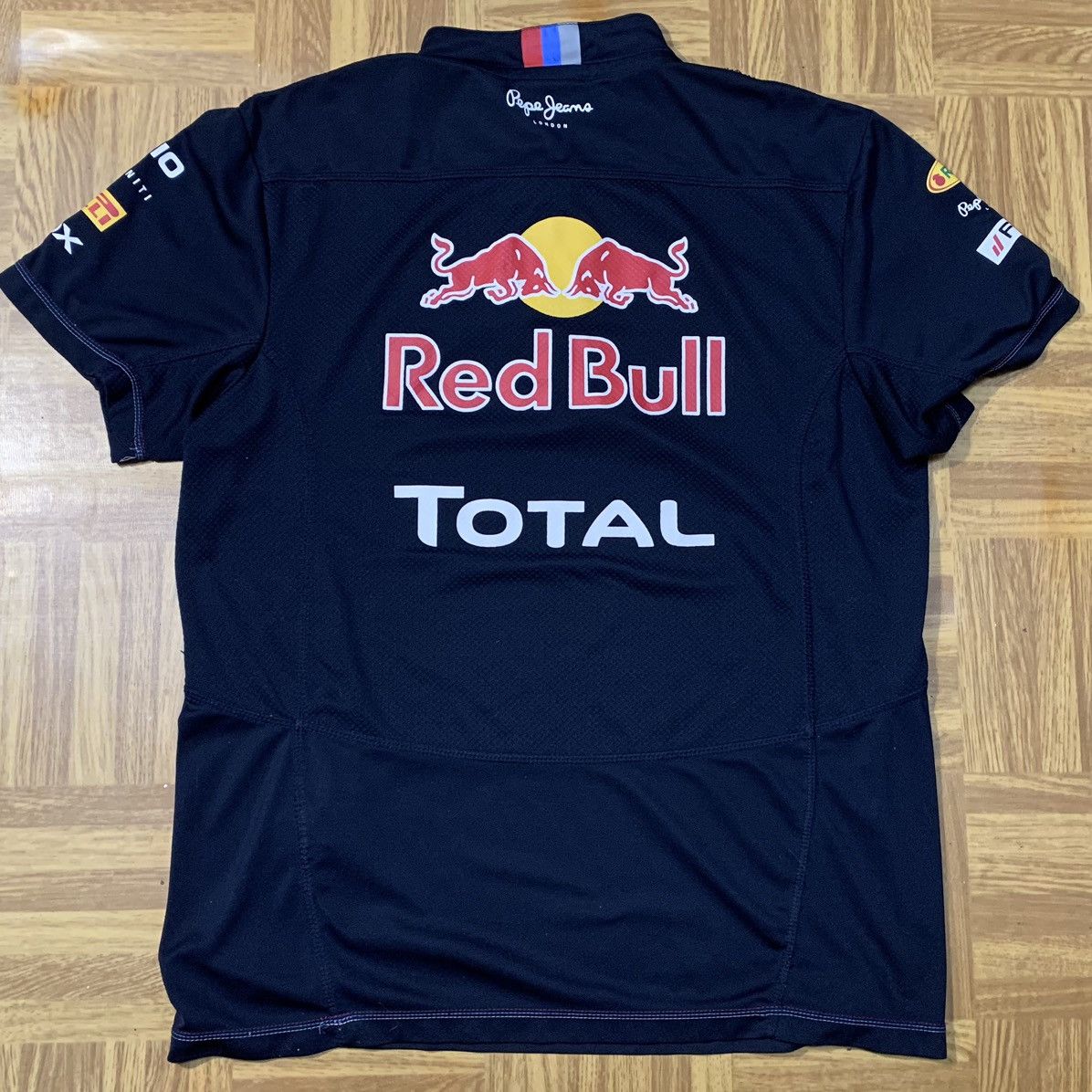 Red Bull Infiniti Red Bull racing zip Pepe jeans polo jersey shirt Size US L / EU 52-54 / 3 - 13 Thumbnail