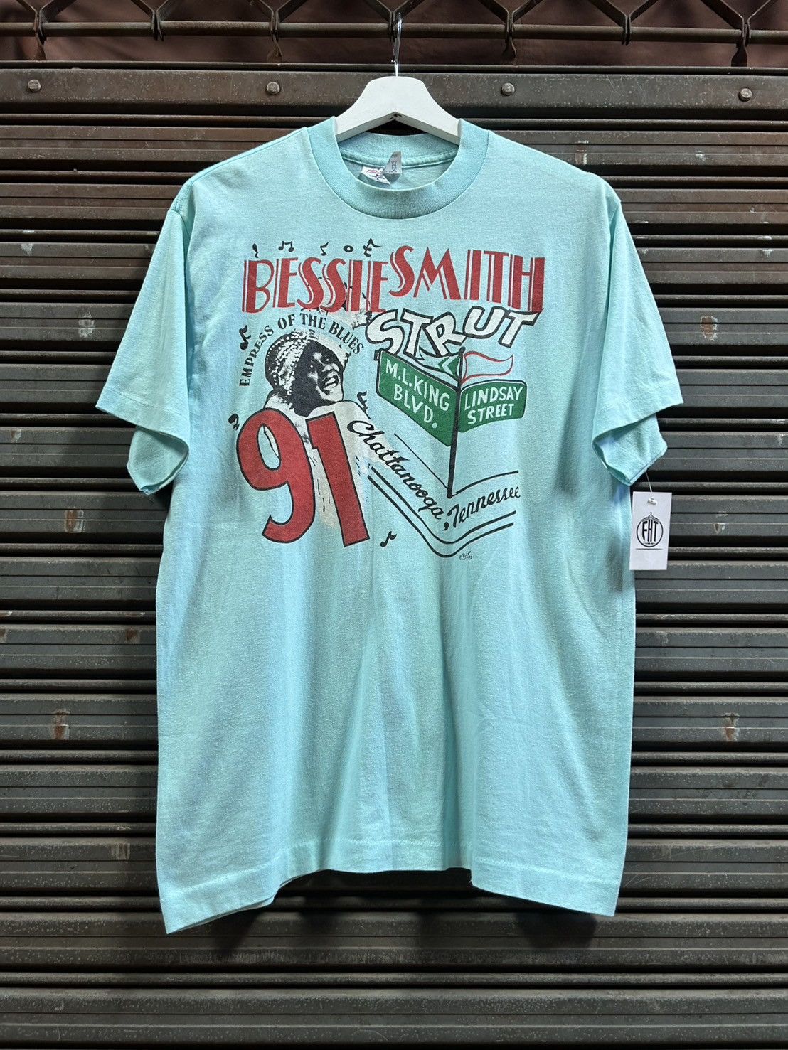 Vintage Bessie Smith Vintage T Shirt 90s Size US L / EU 52-54 / 3 - 1 Thumbnail