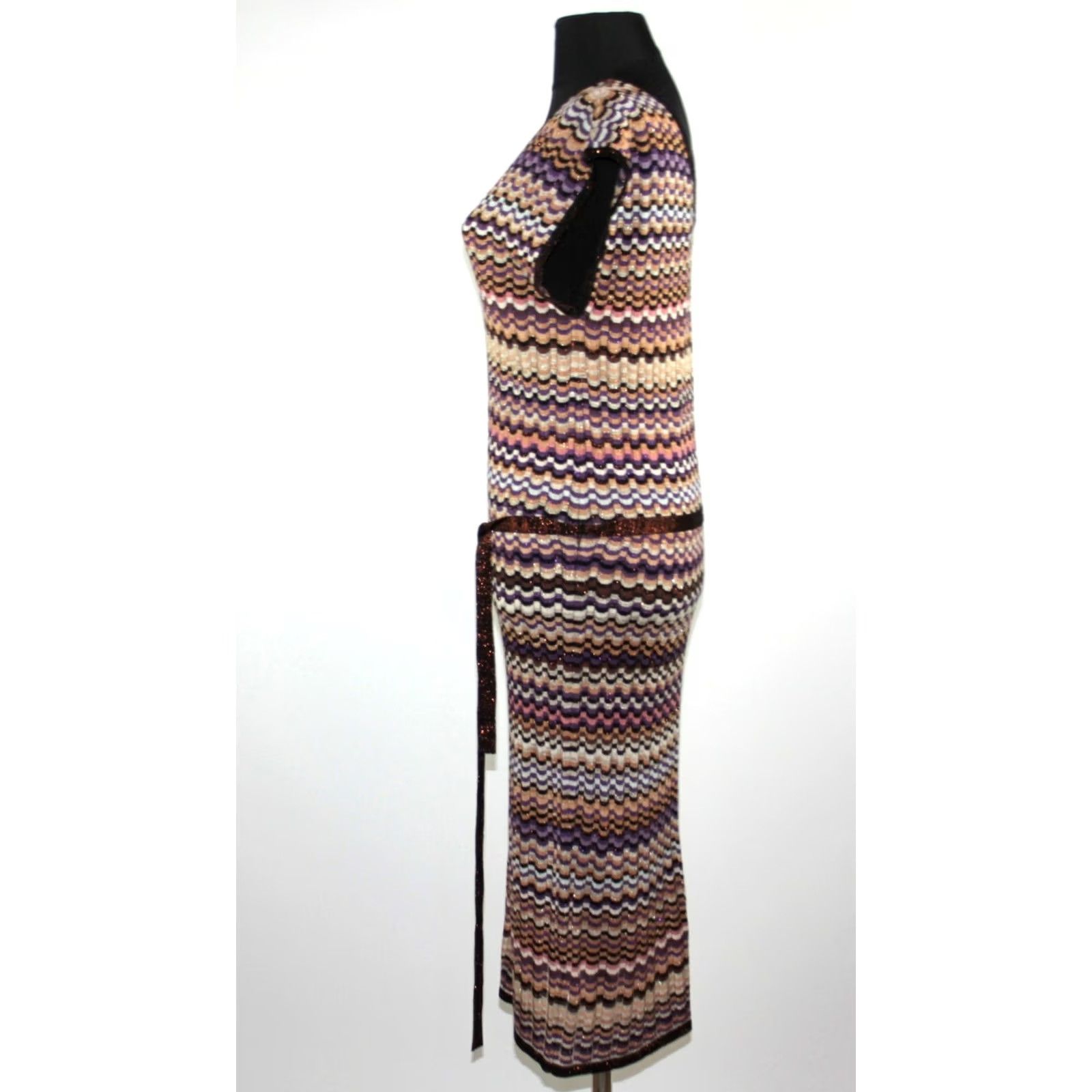 Missoni Missoni Lindex womens long dress S Multicoloured A-Line Dress Womens Womens S Missoni Dress Long 116 cm Size S / US 4 / IT 40 - 5 Thumbnail