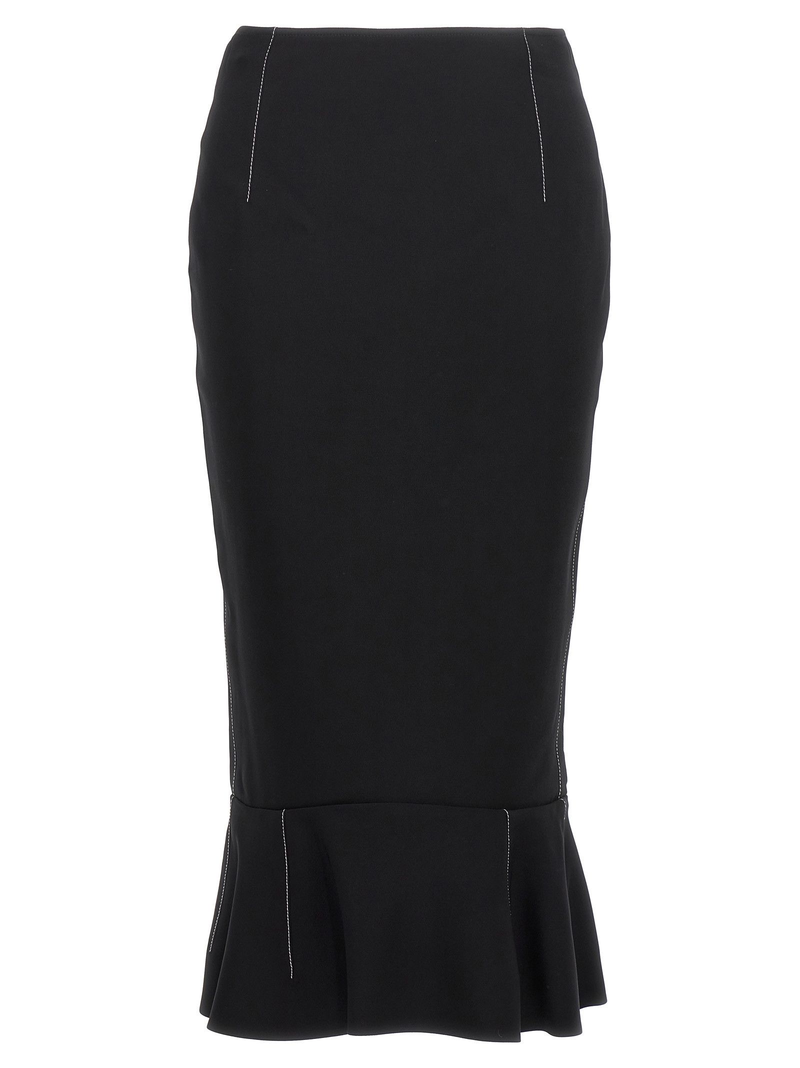 スカート Marni Midi Skirt In Cool Black Virgin Wool Marni Midi Skirt In Cool Black Virgin Wool | THE LIST