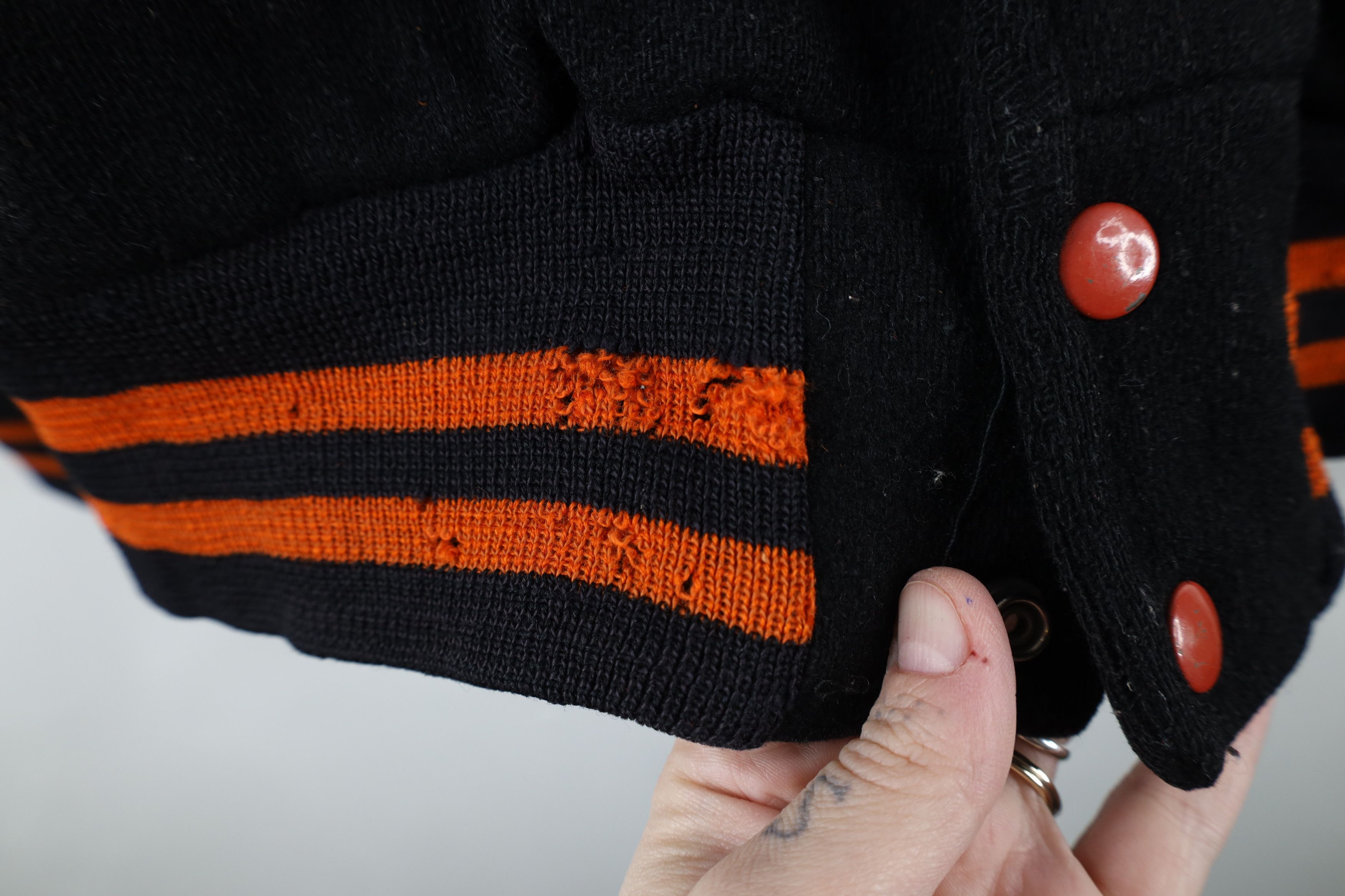 Vintage Vintage 60s Streetwear Letterman Varsity Jacket USA Black Size US S / EU 44-46 / 1 - 5 Thumbnail