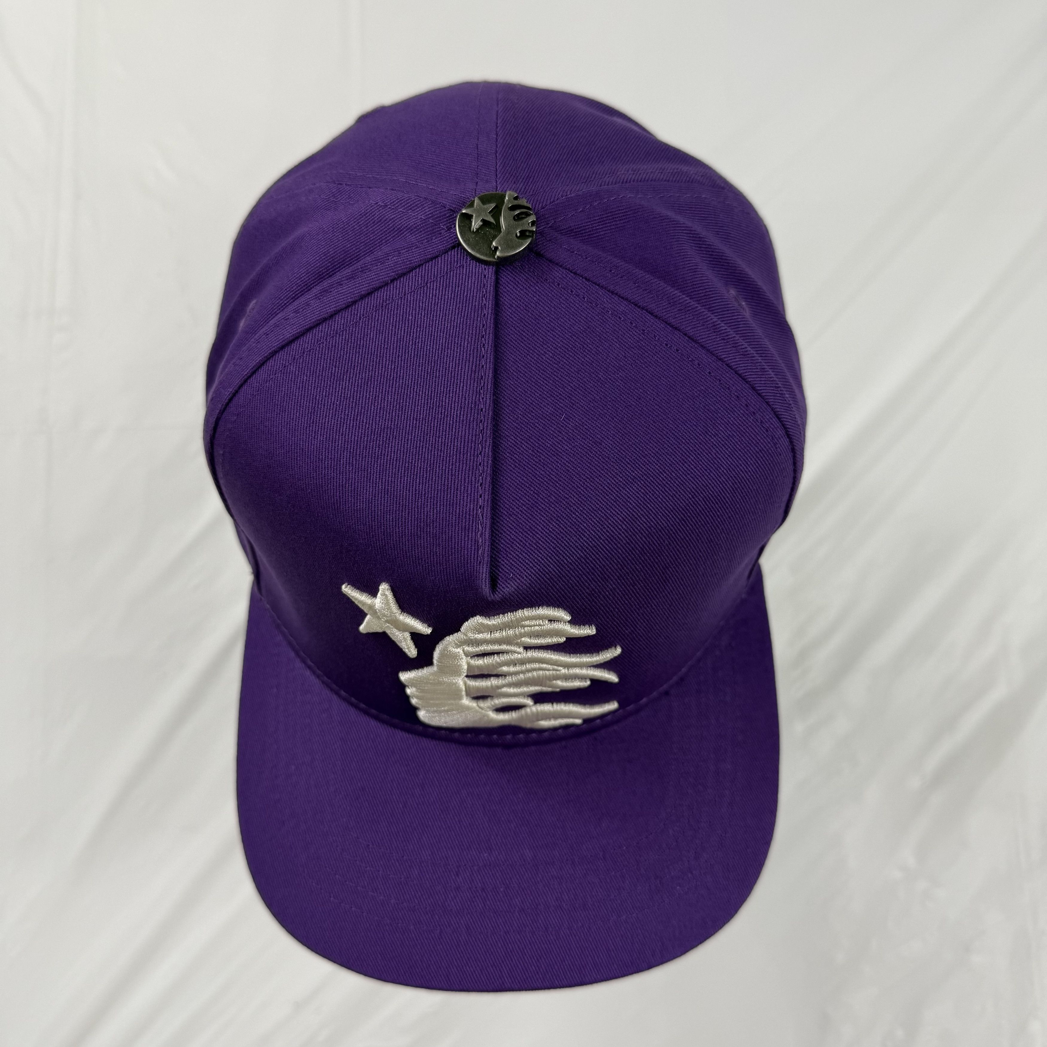 HELLSTAR Hellstar Records Purple Flame Head Star Snapback Adjustable Size ONE SIZE - 5 Thumbnail
